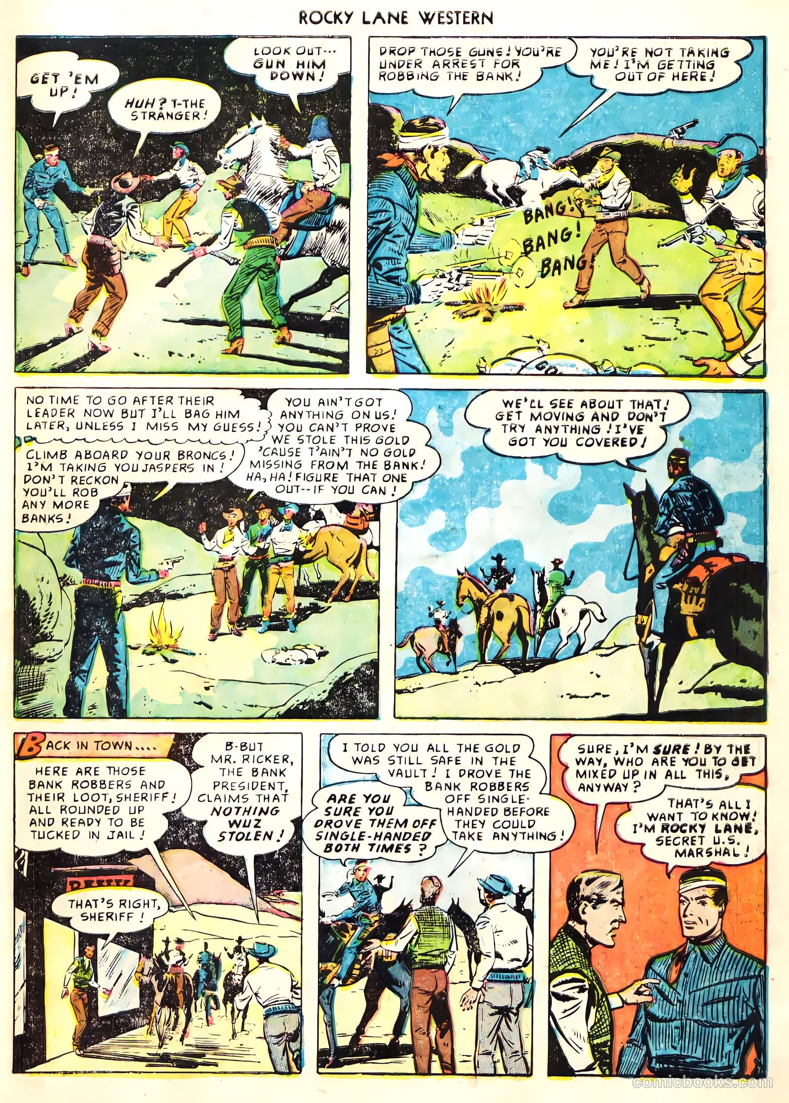 Rocky Lane Western #8 (1949) — page 30 of 50