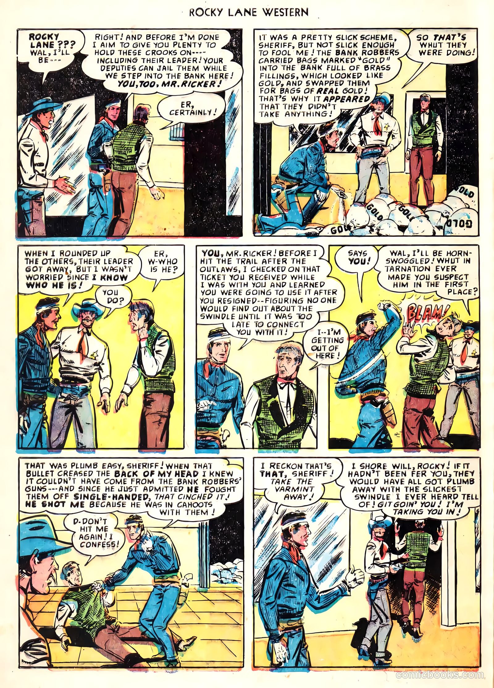 Rocky Lane Western #8 (1949) — page 31 of 50