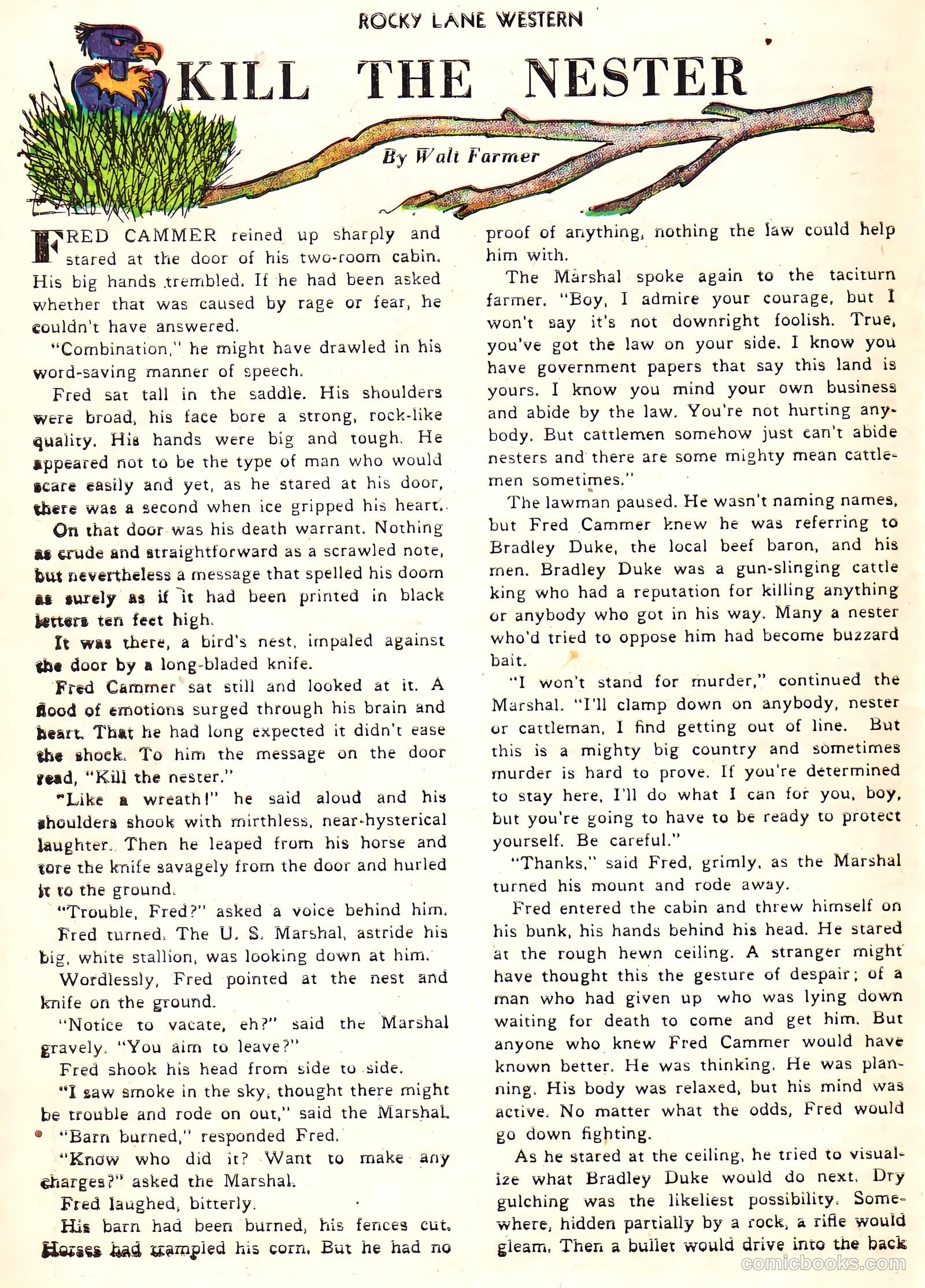 Rocky Lane Western #8 (1949) — page 33 of 50