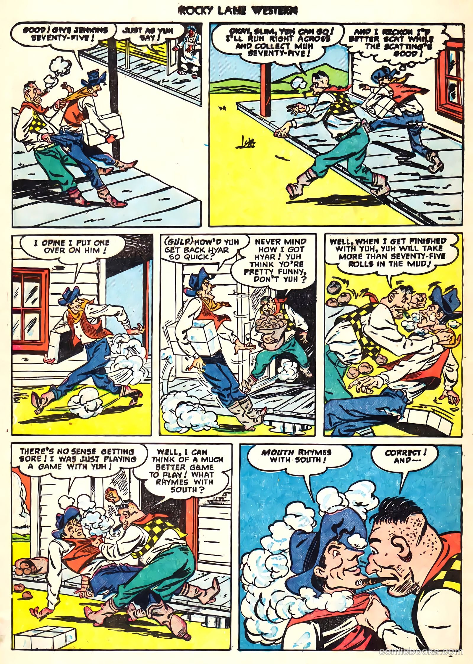 Rocky Lane Western #8 (1949) — page 37 of 50