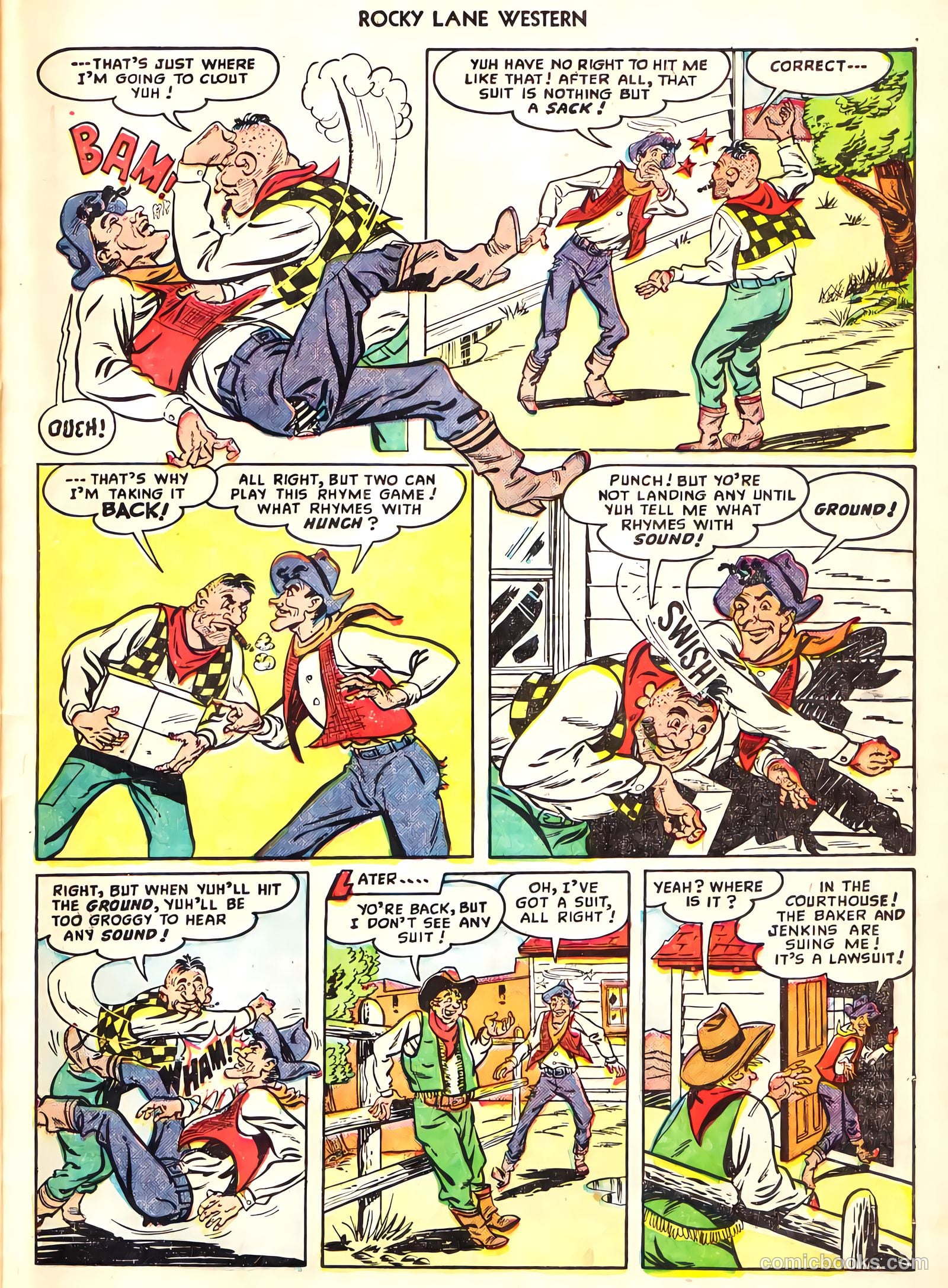 Rocky Lane Western #8 (1949) — page 38 of 50