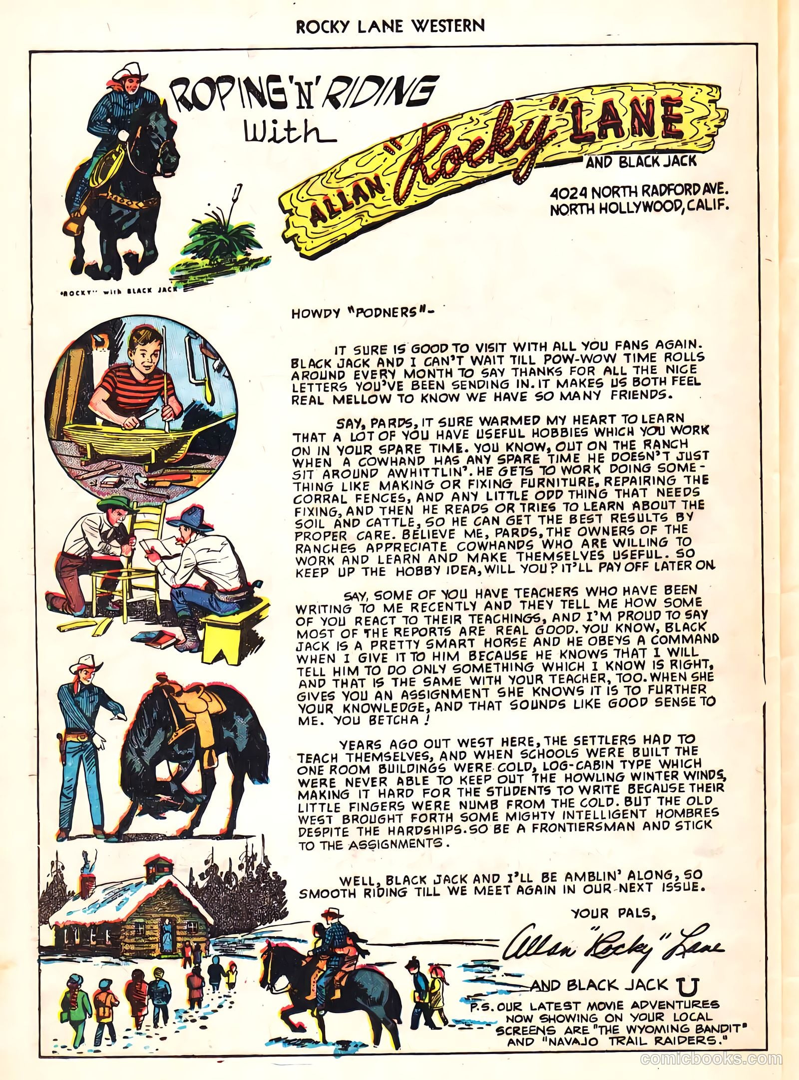 Rocky Lane Western #8 (1949) — page 39 of 50