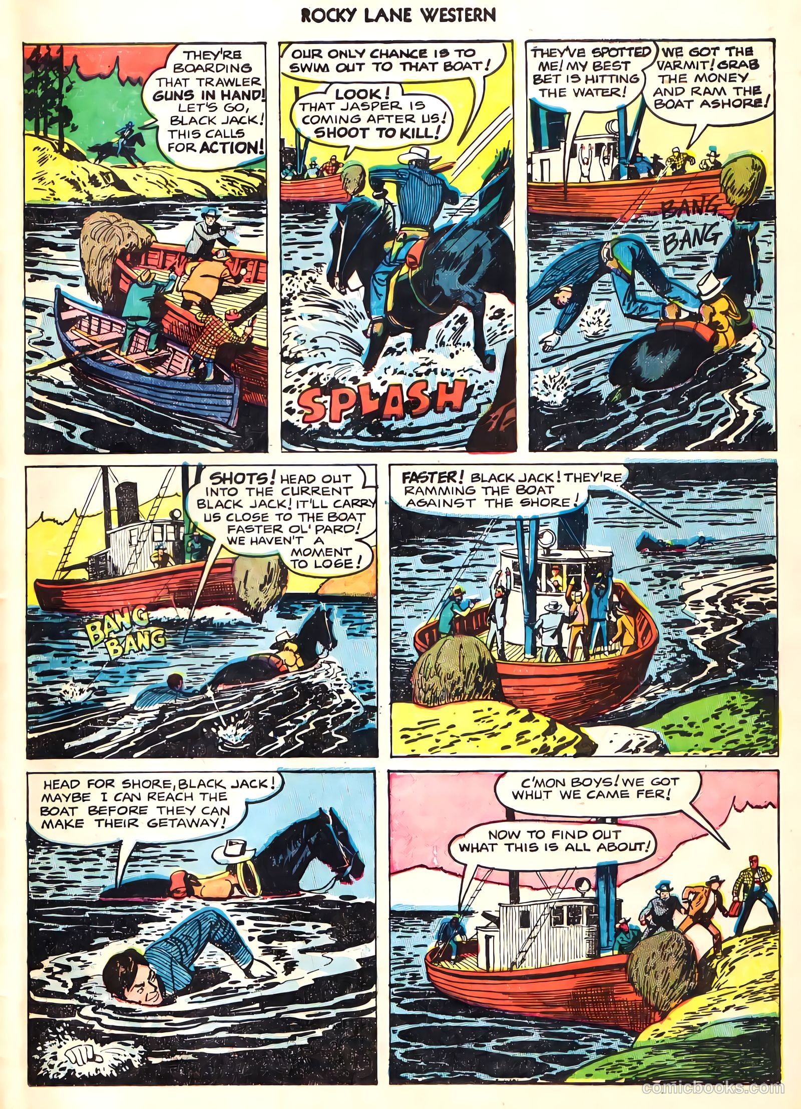 Rocky Lane Western #8 (1949) — page 42 of 50