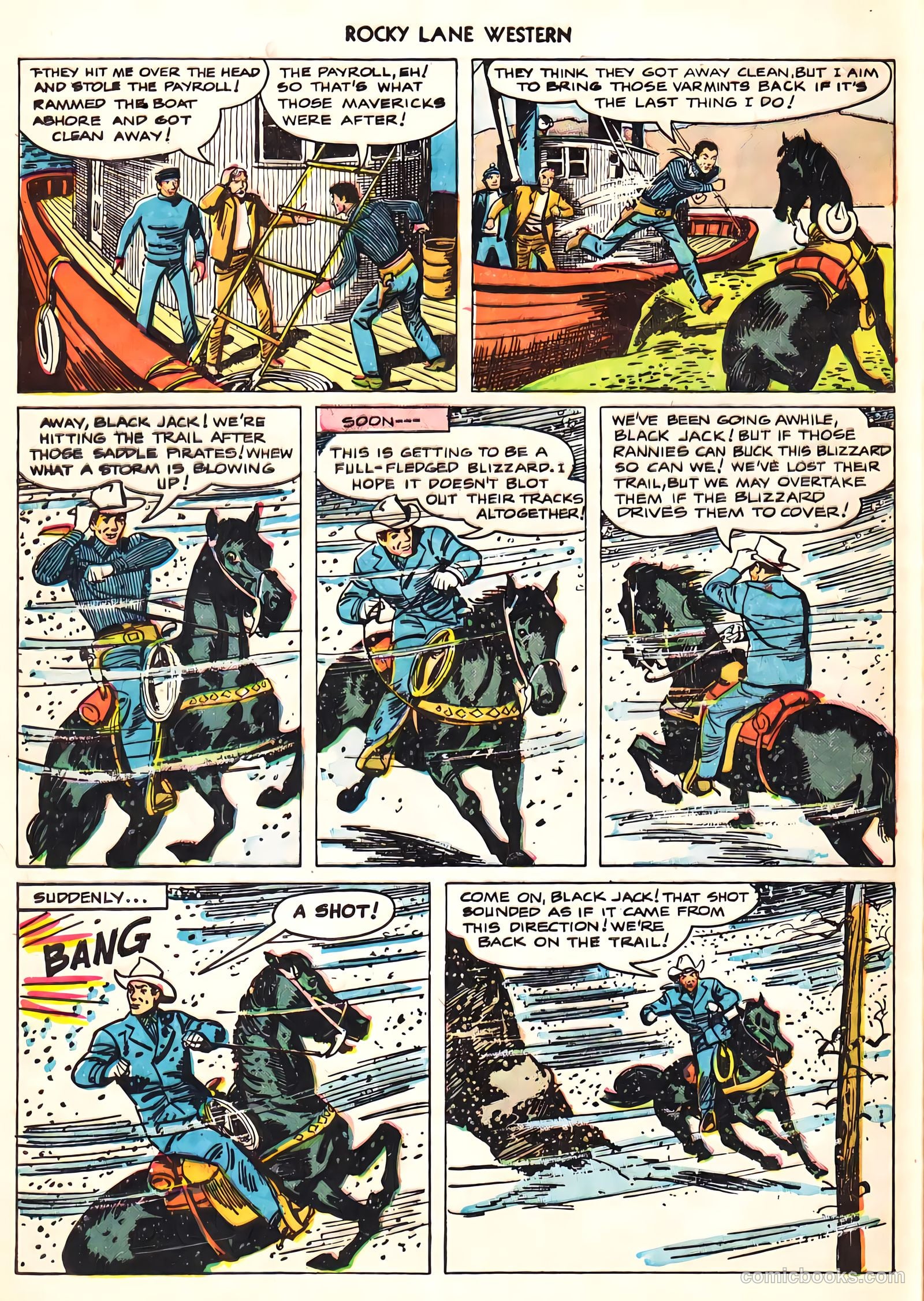 Rocky Lane Western #8 (1949) — page 43 of 50