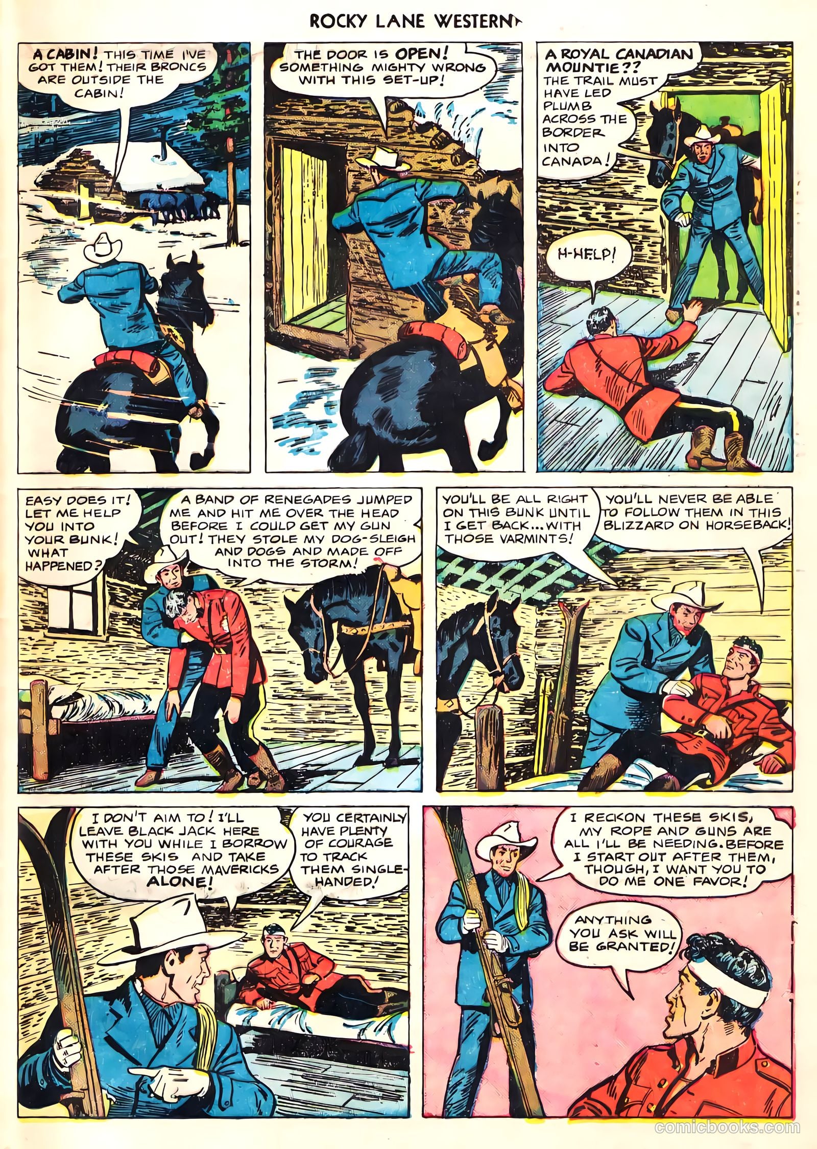 Rocky Lane Western #8 (1949) — page 44 of 50
