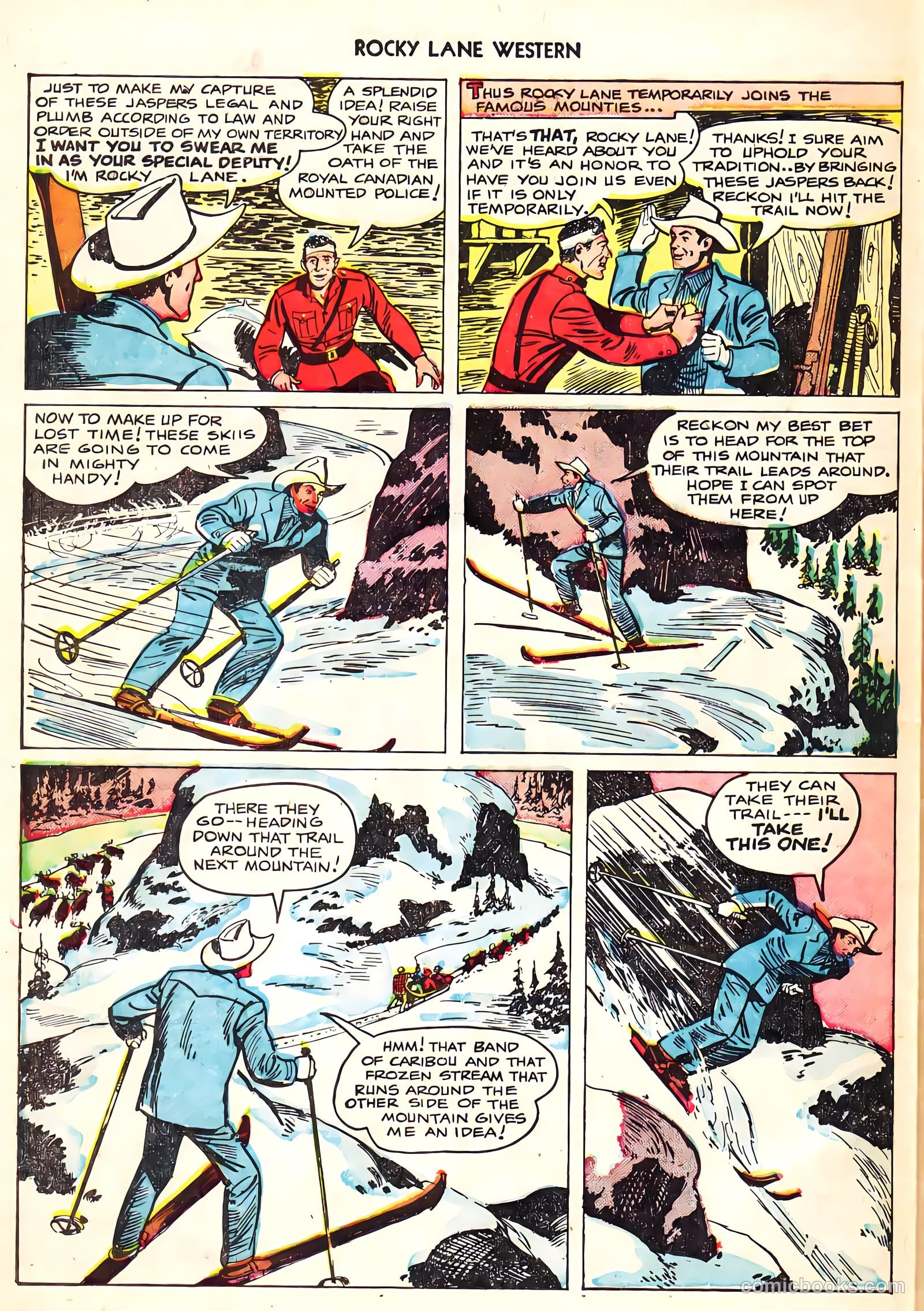 Rocky Lane Western #8 (1949) — page 45 of 50