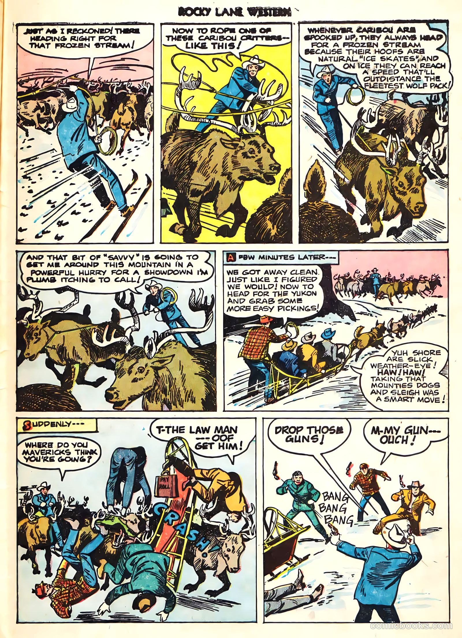 Rocky Lane Western #8 (1949) — page 46 of 50