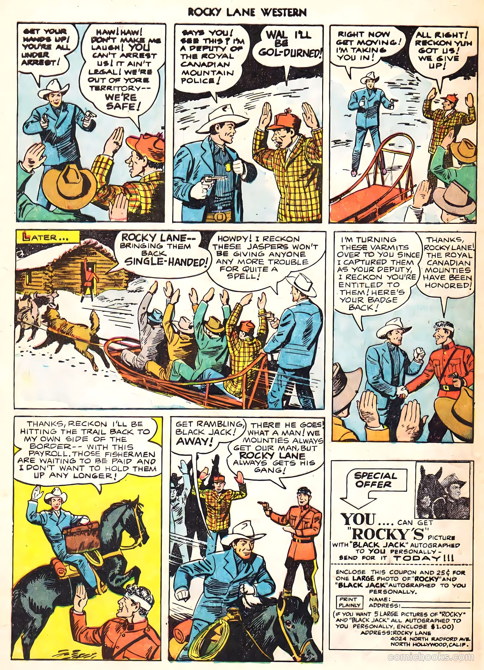 Rocky Lane Western #8 (1949) — page 47 of 50