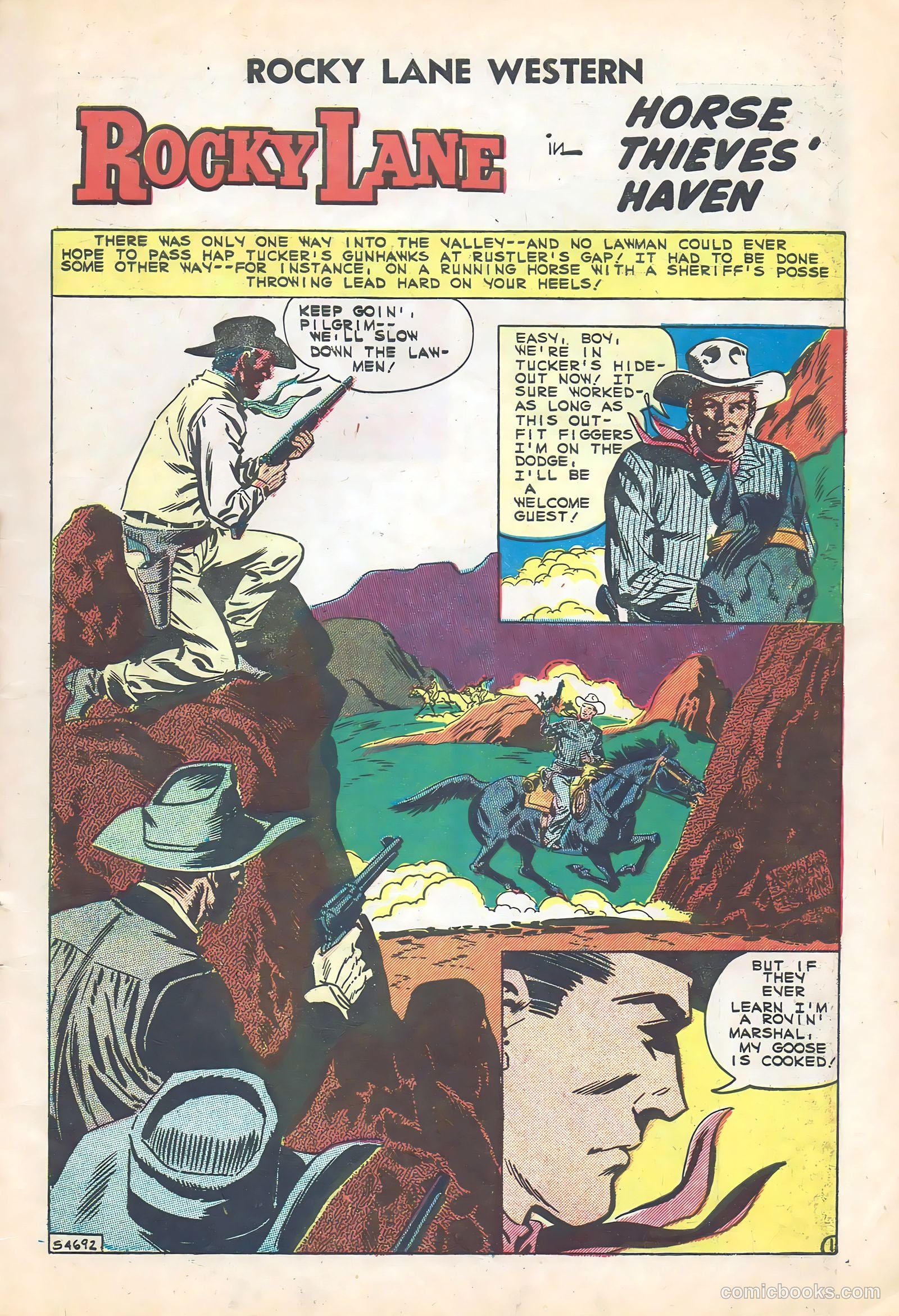Rocky Lane Western #84 (1959) — page 3 of 35