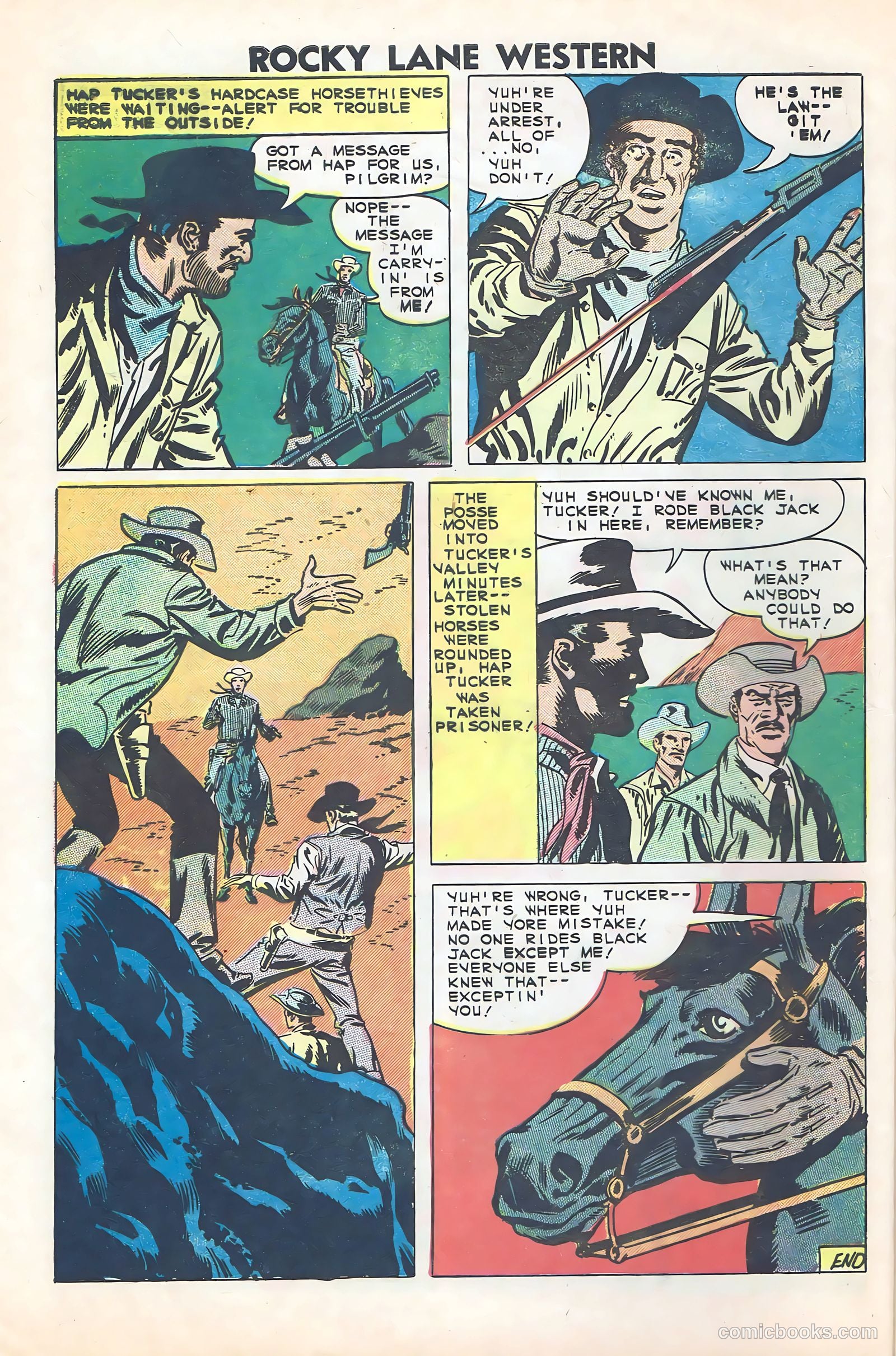 Rocky Lane Western #84 (1959) — page 8 of 35