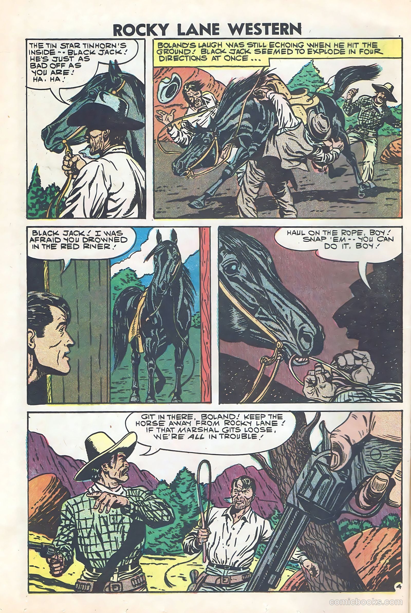 Rocky Lane Western #84 (1959) — page 15 of 35