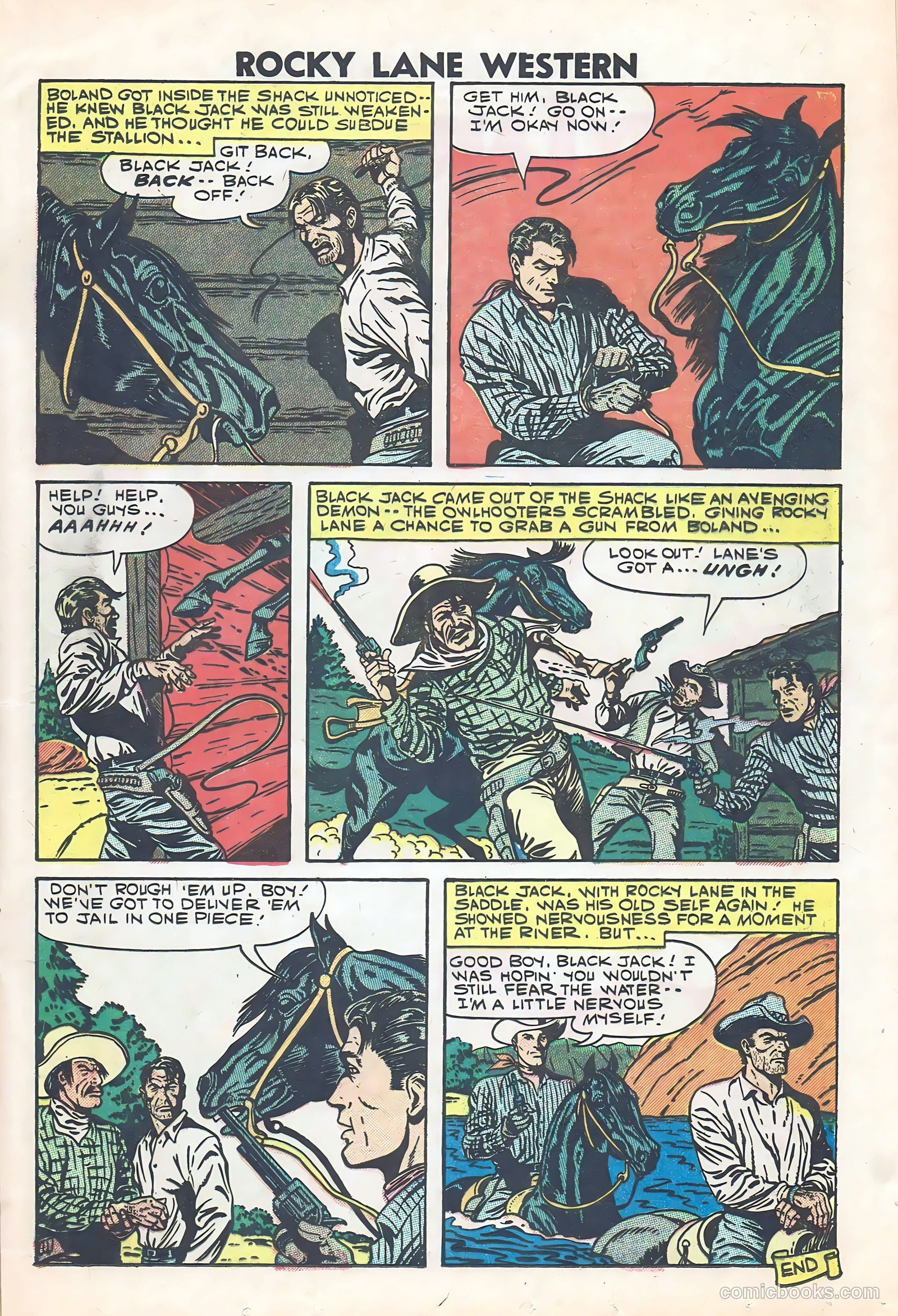 Rocky Lane Western #84 (1959) — page 16 of 35