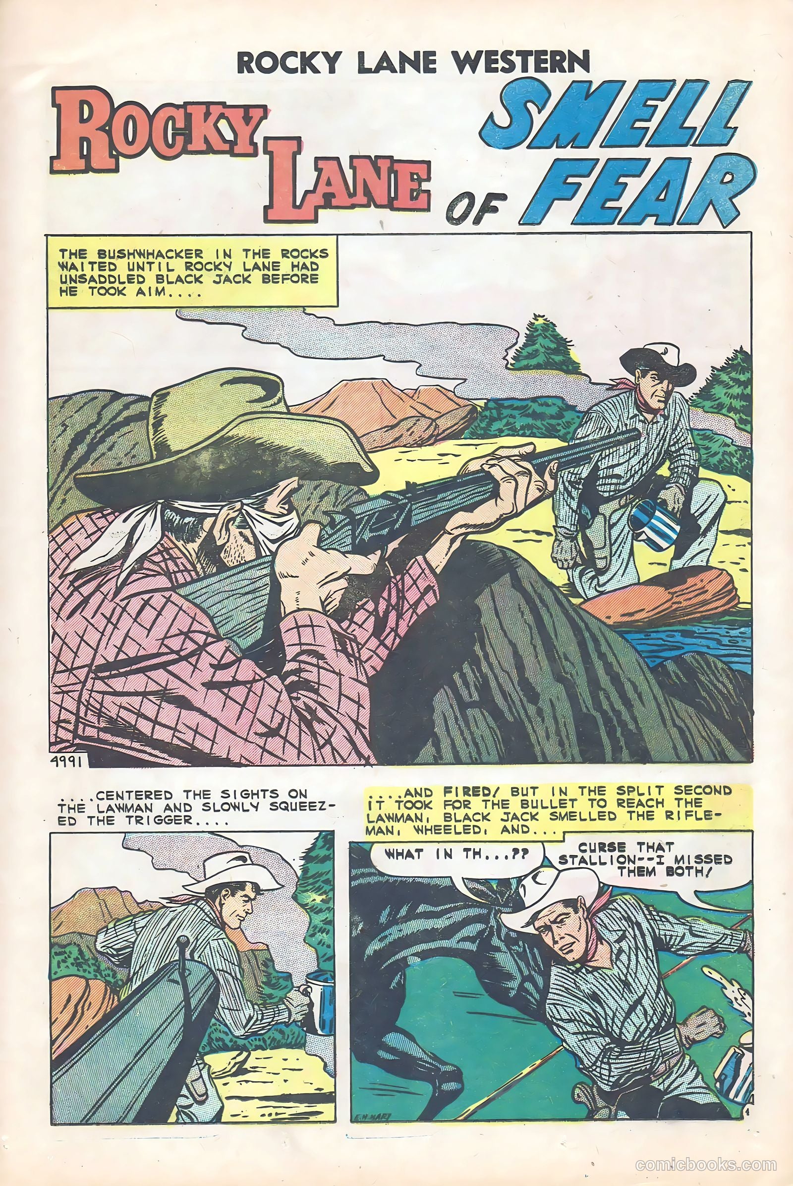 Rocky Lane Western #84 (1959) — page 24 of 35