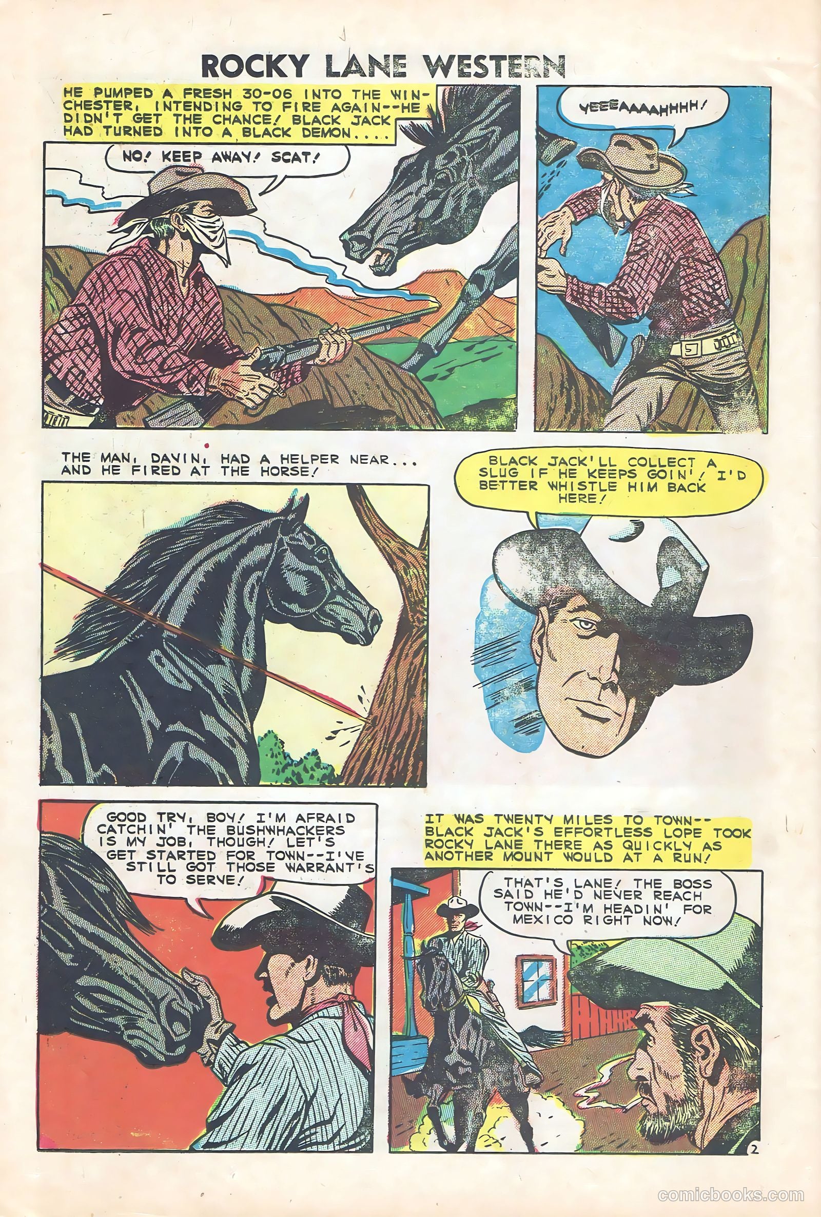 Rocky Lane Western #84 (1959) — page 25 of 35