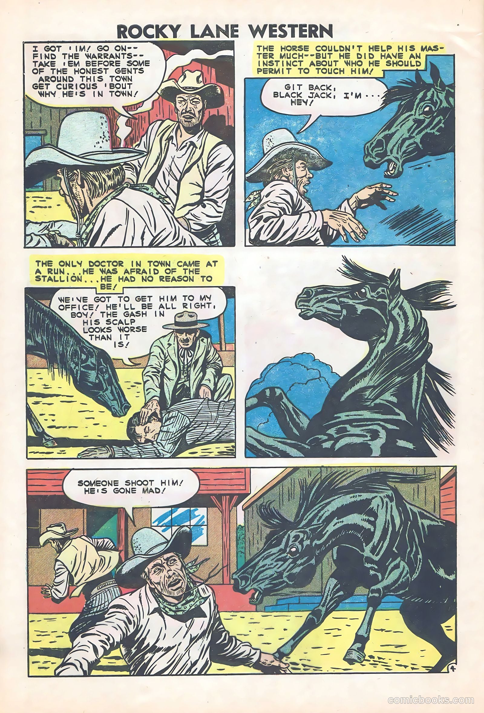 Rocky Lane Western #84 (1959) — page 27 of 35
