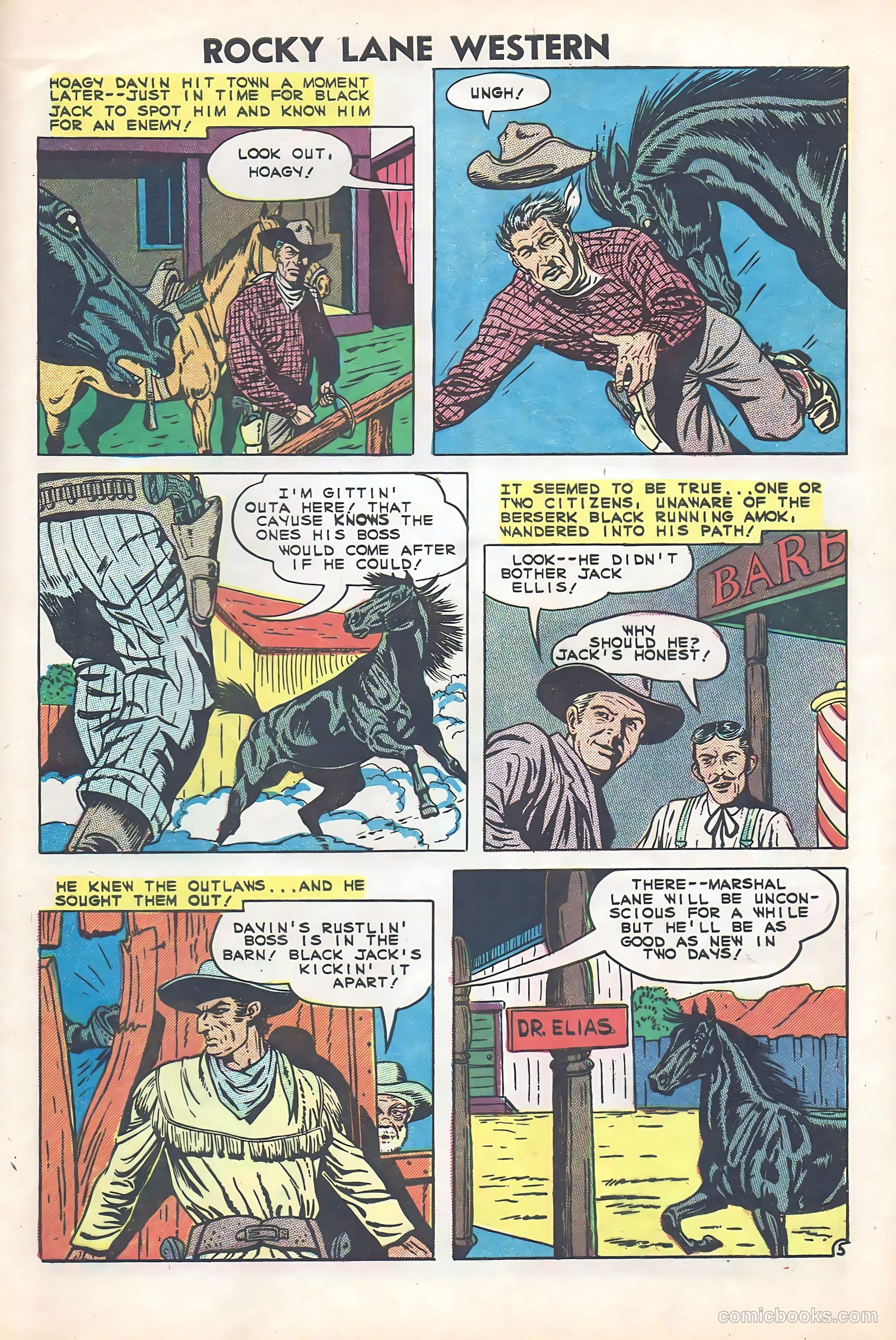 Rocky Lane Western #84 (1959) — page 28 of 35