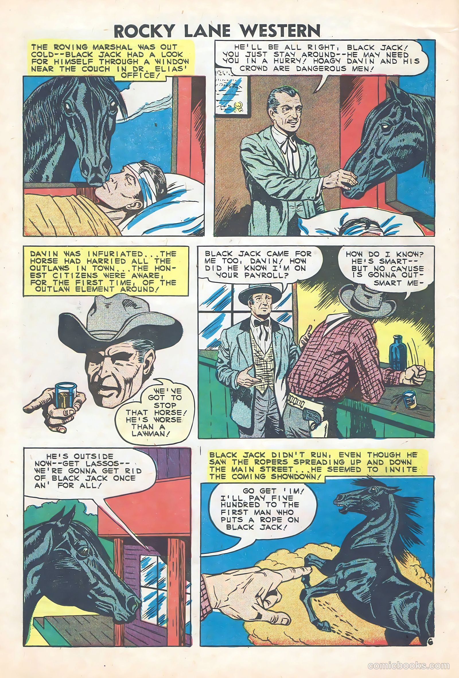 Rocky Lane Western #84 (1959) — page 29 of 35