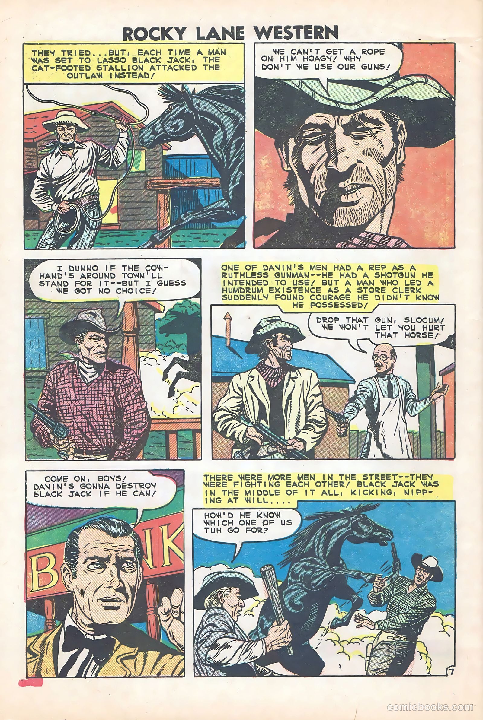 Rocky Lane Western #84 (1959) — page 31 of 35