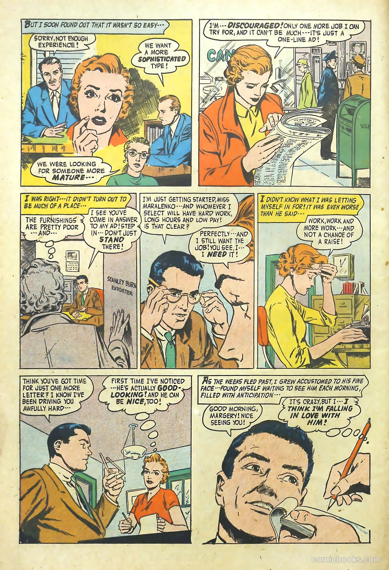 Romantic Adventure Library #68 (1962) — page 4 of 36