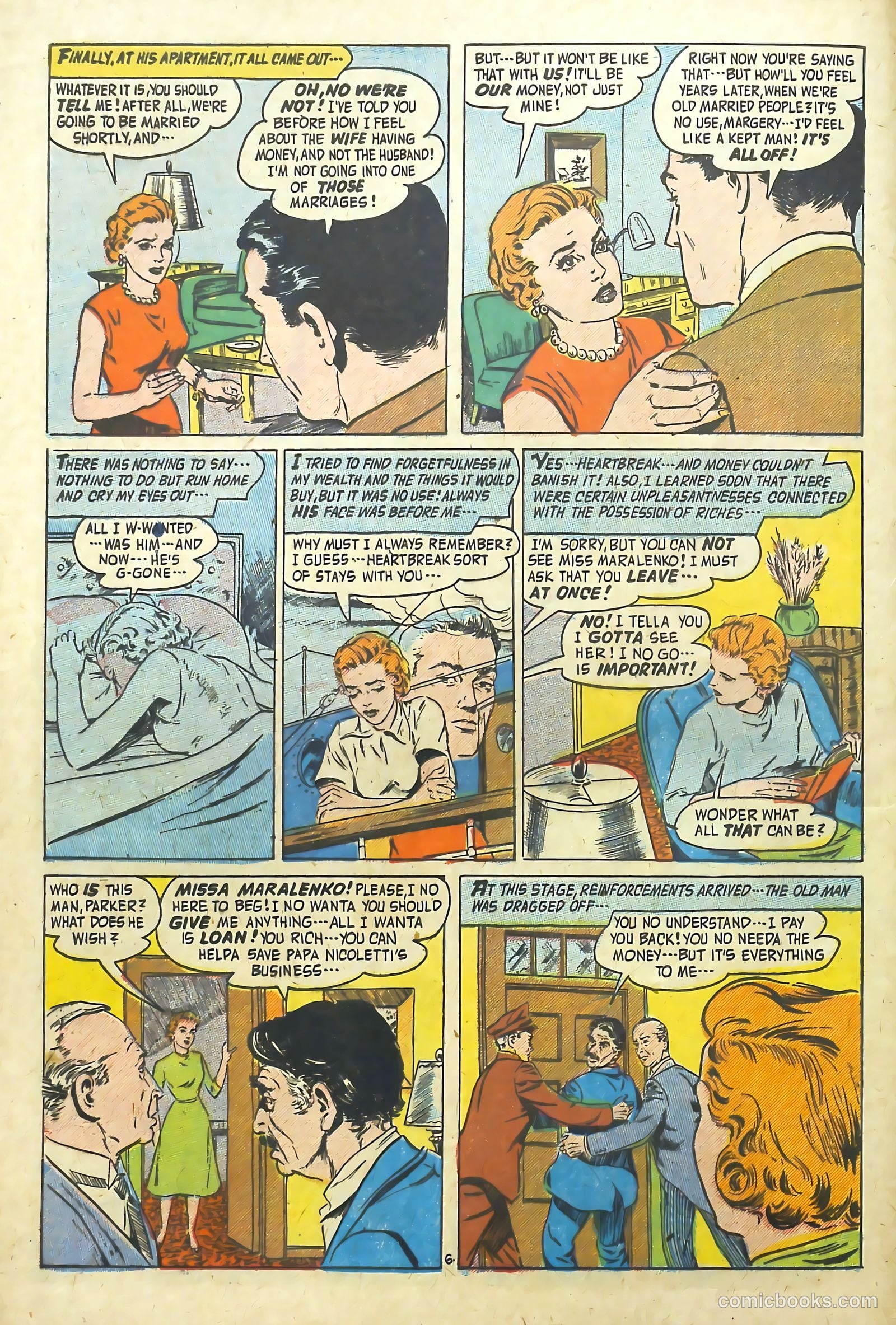 Romantic Adventure Library #68 (1962) — page 8 of 36