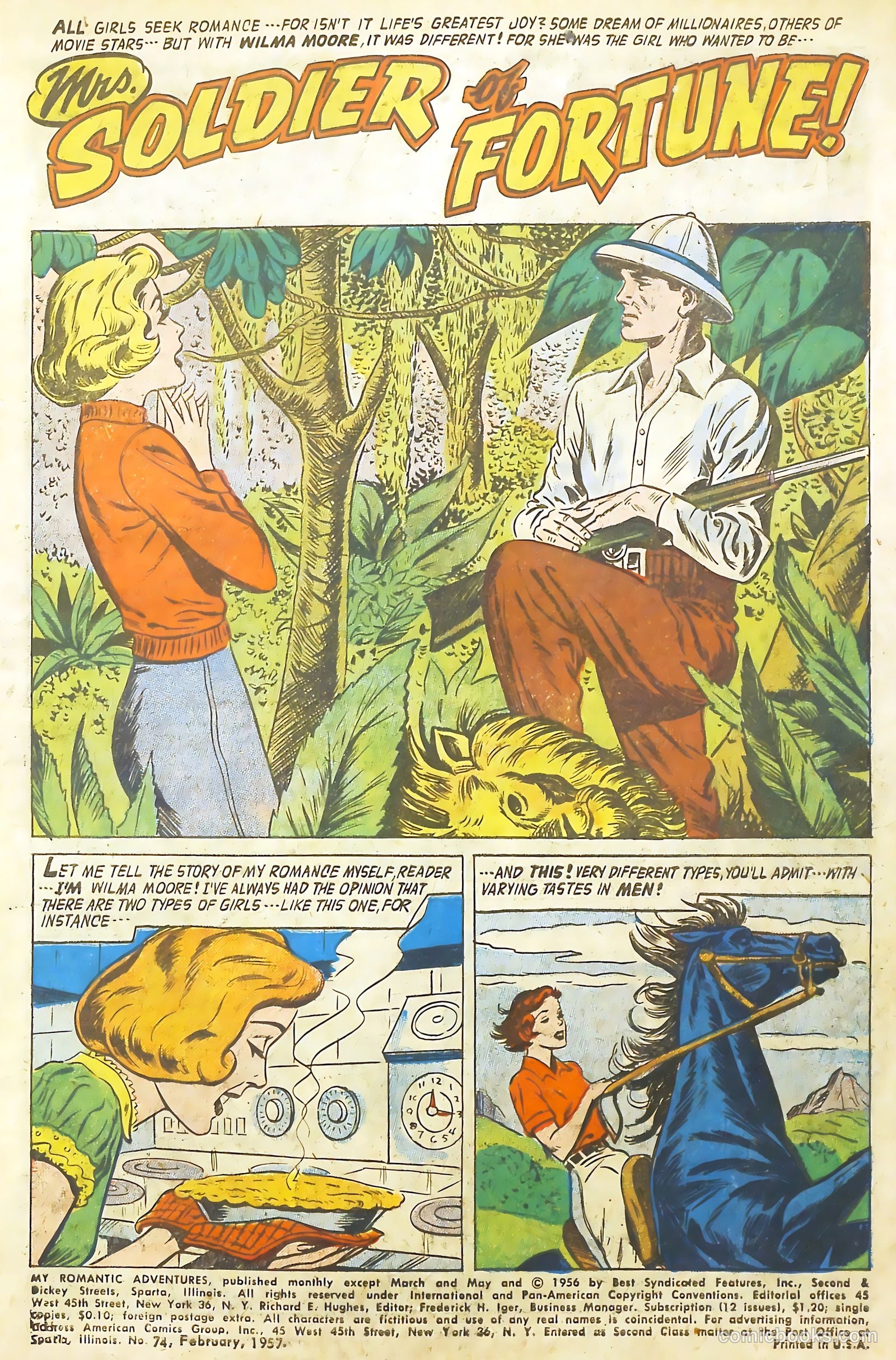 Romantic Adventure Library #74 (1963) — page 3 of 36