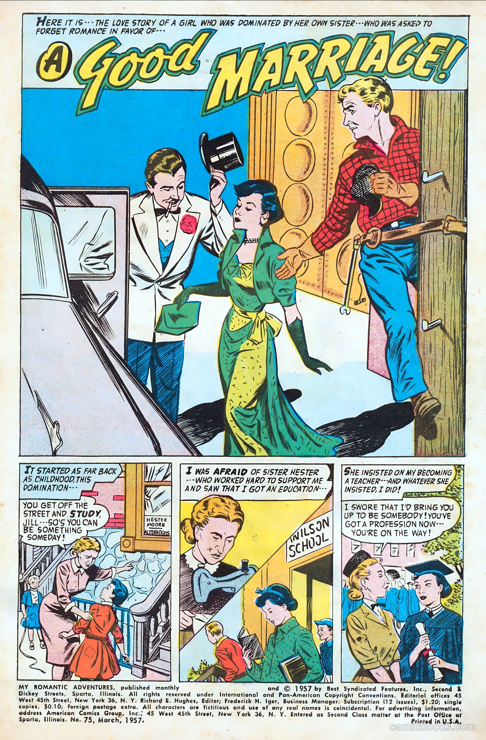 Romantic Adventure Library #75 (1963) — page 3 of 36