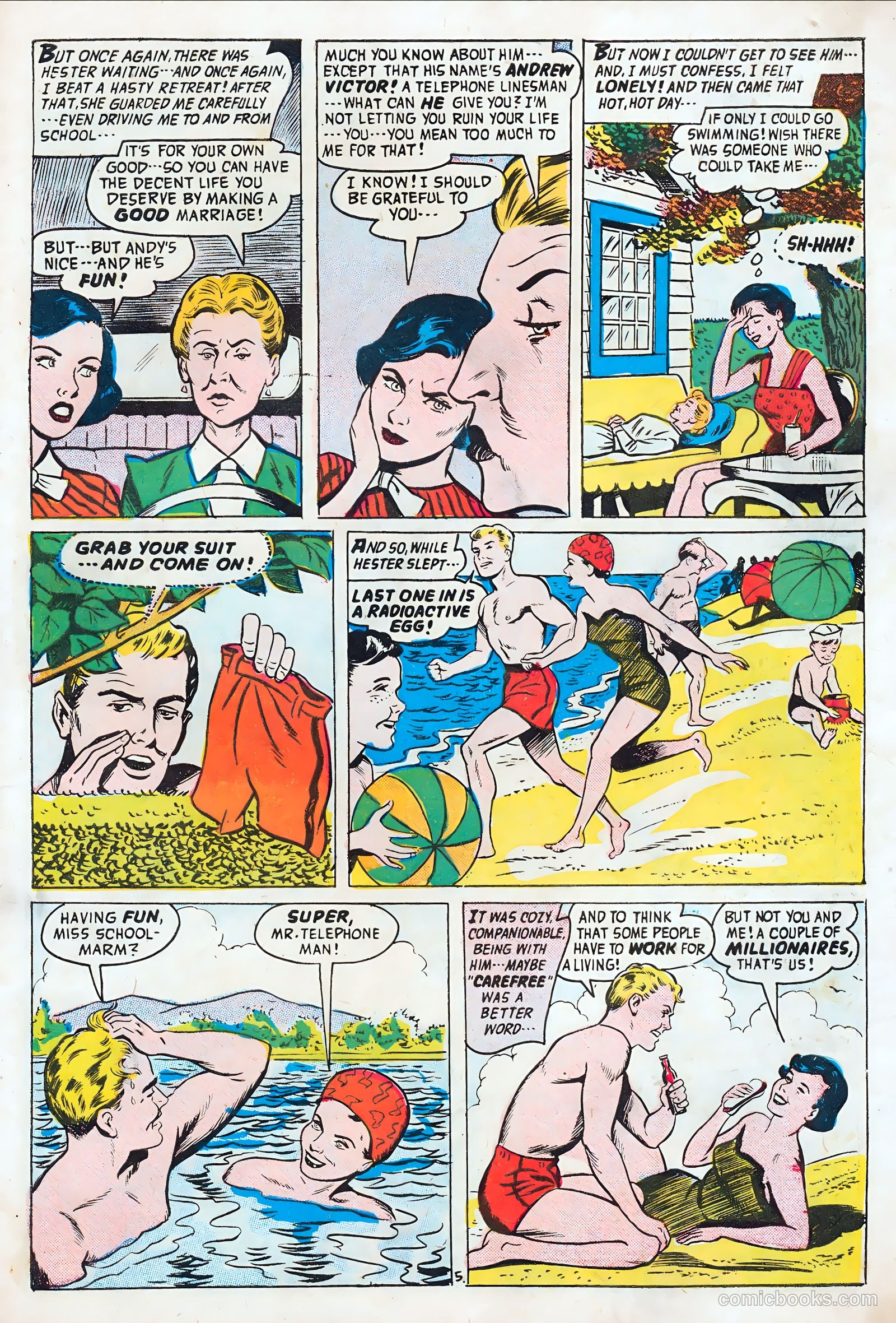 Romantic Adventure Library #75 (1963) — page 7 of 36