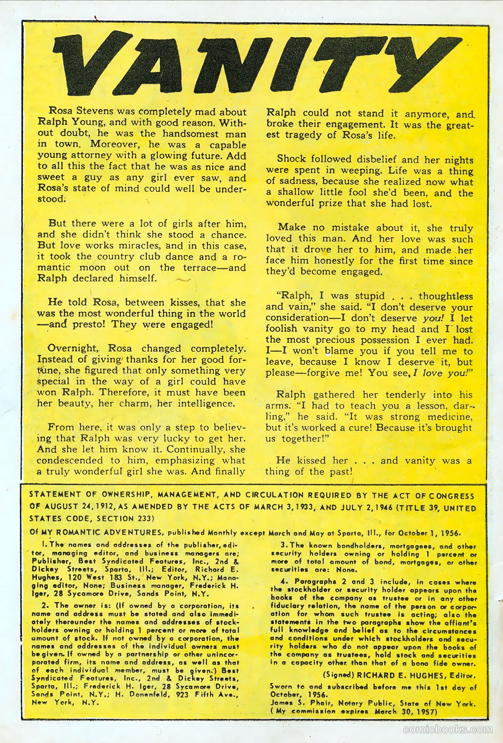 Romantic Adventure Library #75 (1963) — page 22 of 36