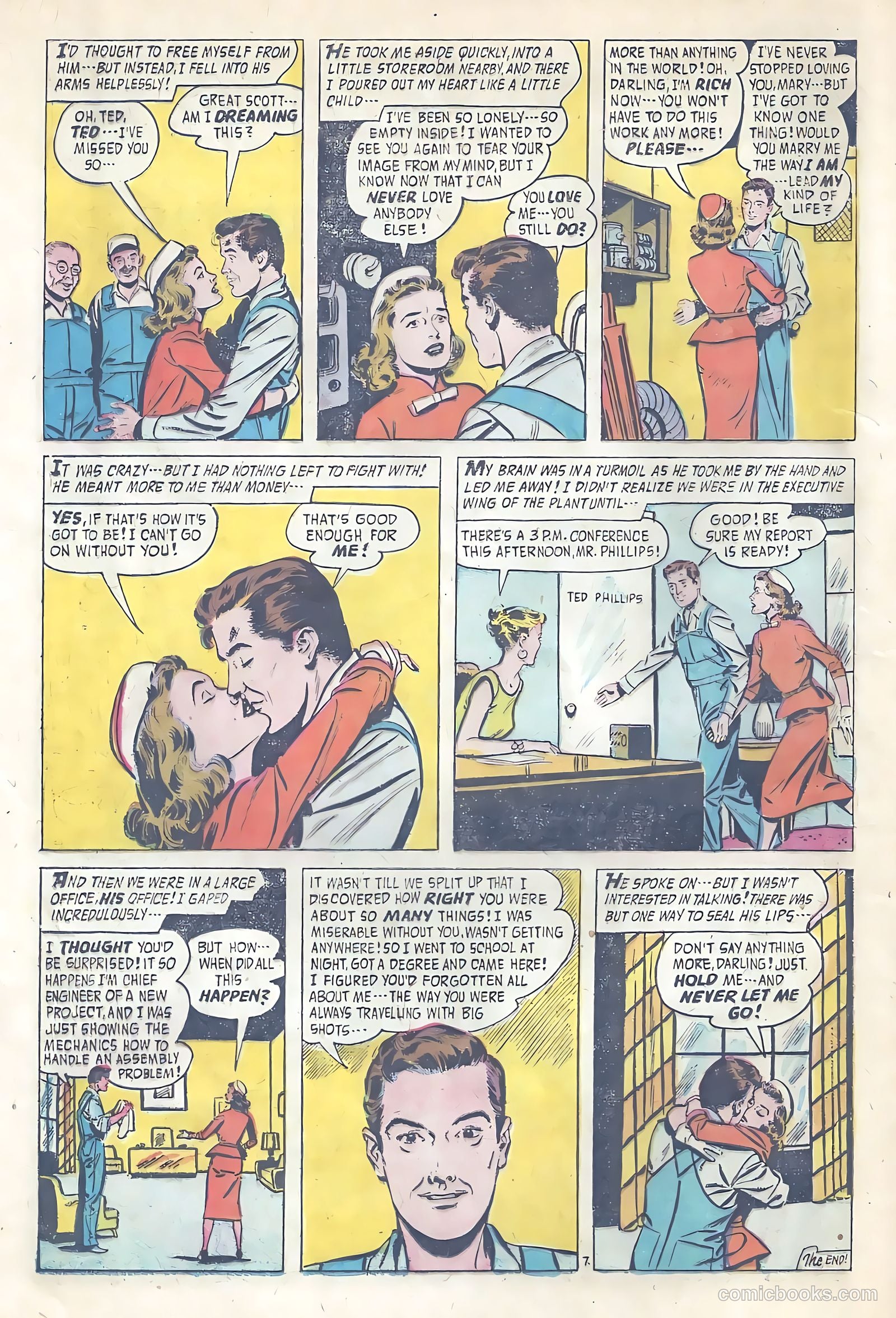 Romantic Adventure Library #77 (1963) — page 20 of 36