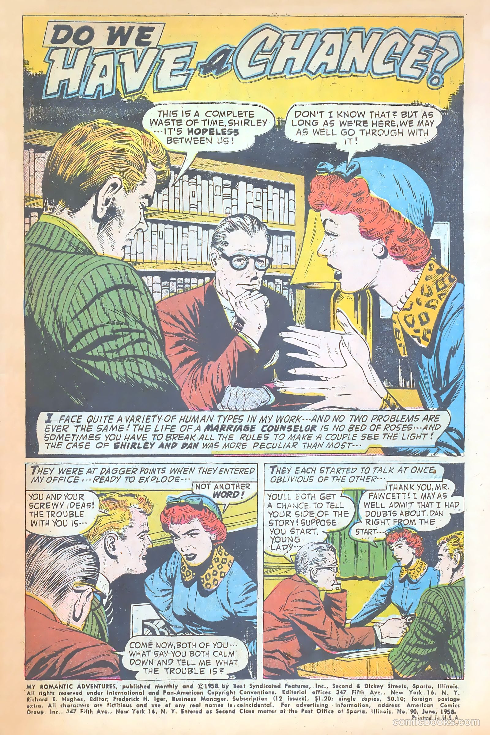 Romantic Adventure Library #90 (1963) — page 3 of 36