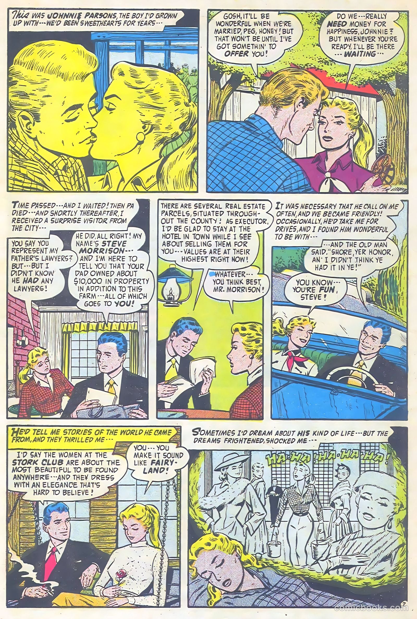 Romantic Adventures #1 (1949) — page 4 of 36