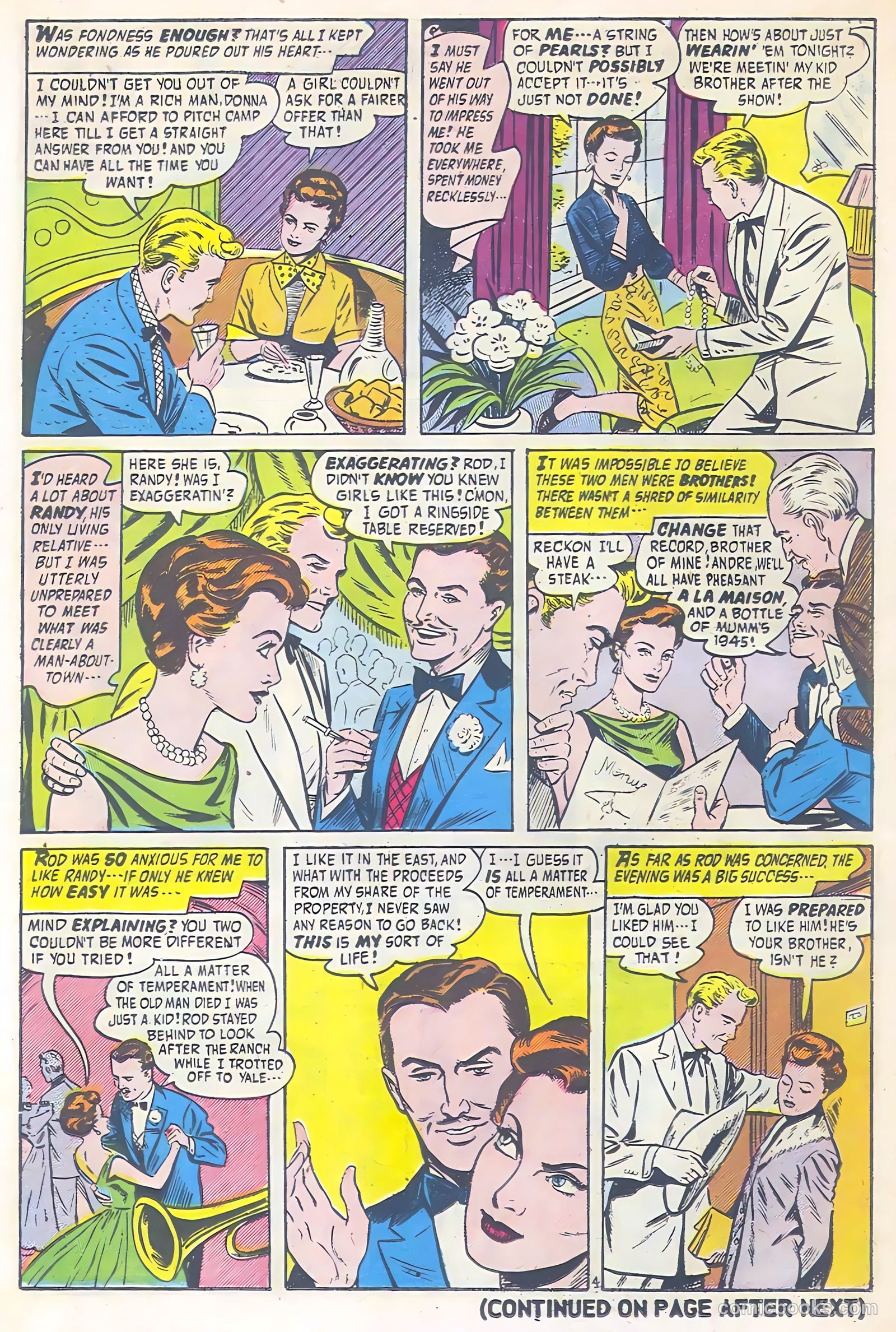 Romantic Adventures #1 (1949) — page 14 of 36