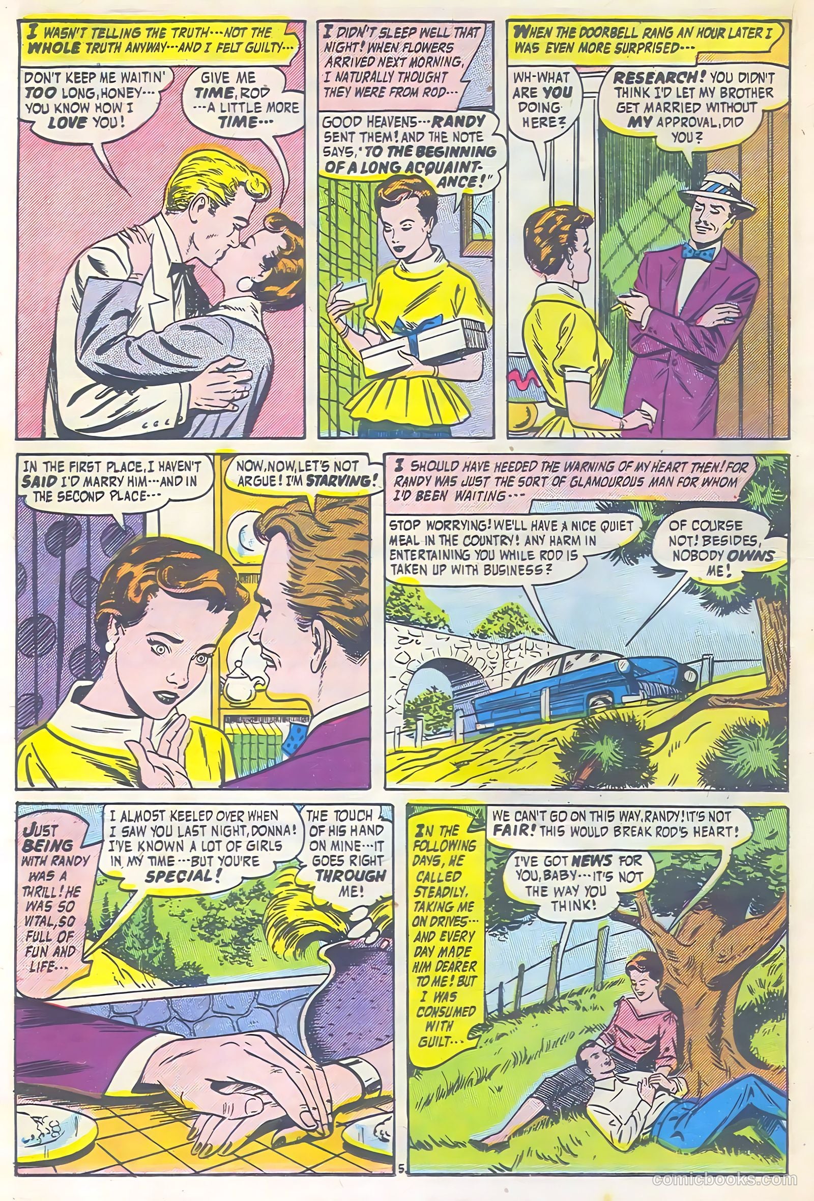 Romantic Adventures #1 (1949) — page 16 of 36