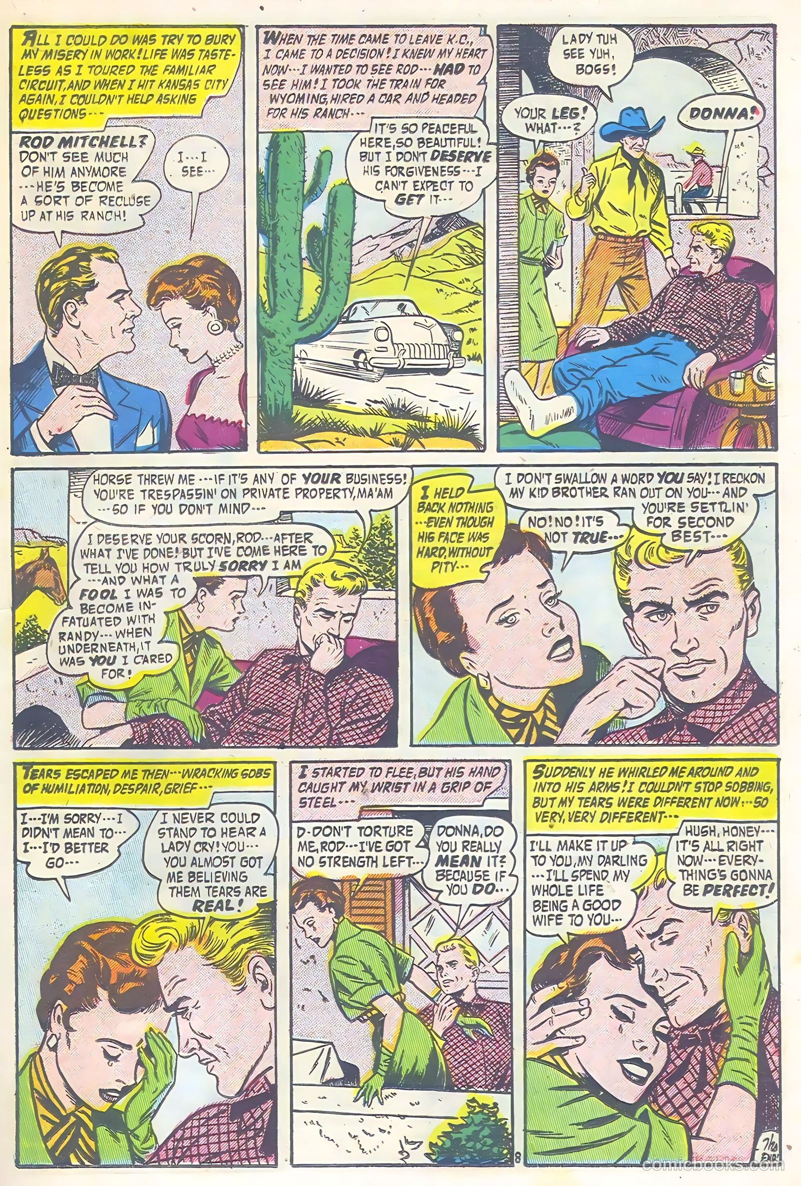 Romantic Adventures #1 (1949) — page 19 of 36