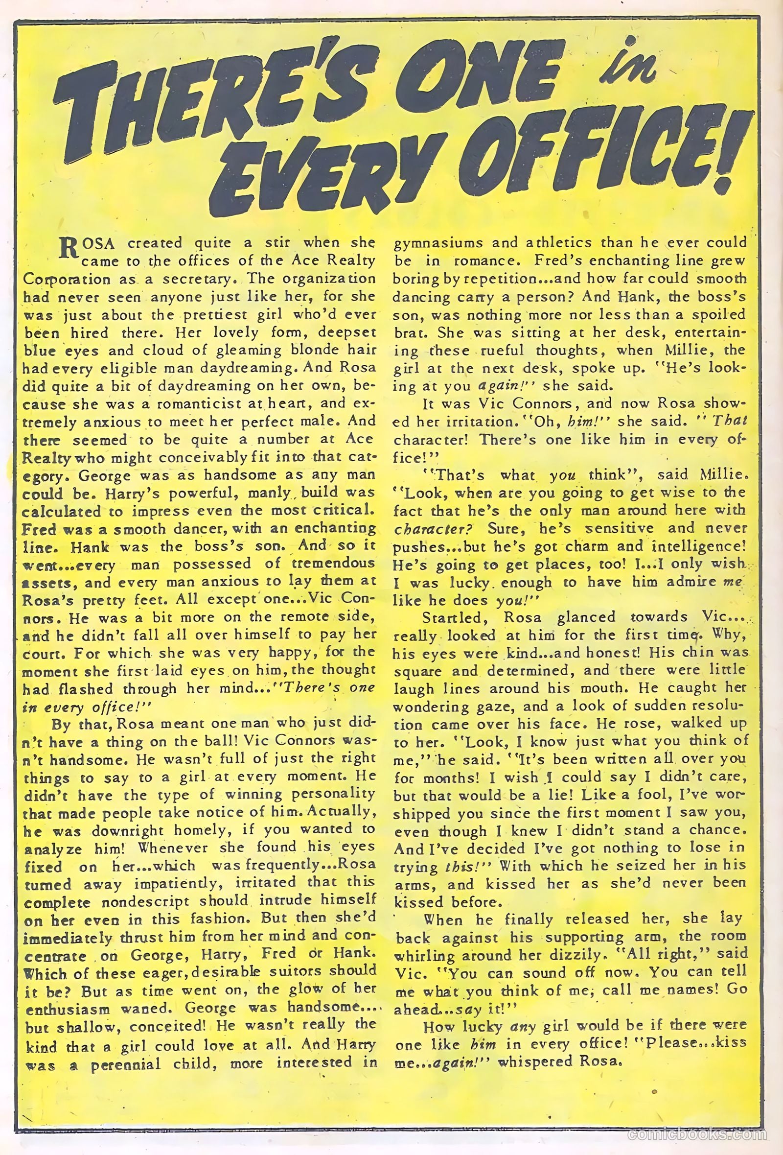 Romantic Adventures #1 (1949) — page 22 of 36