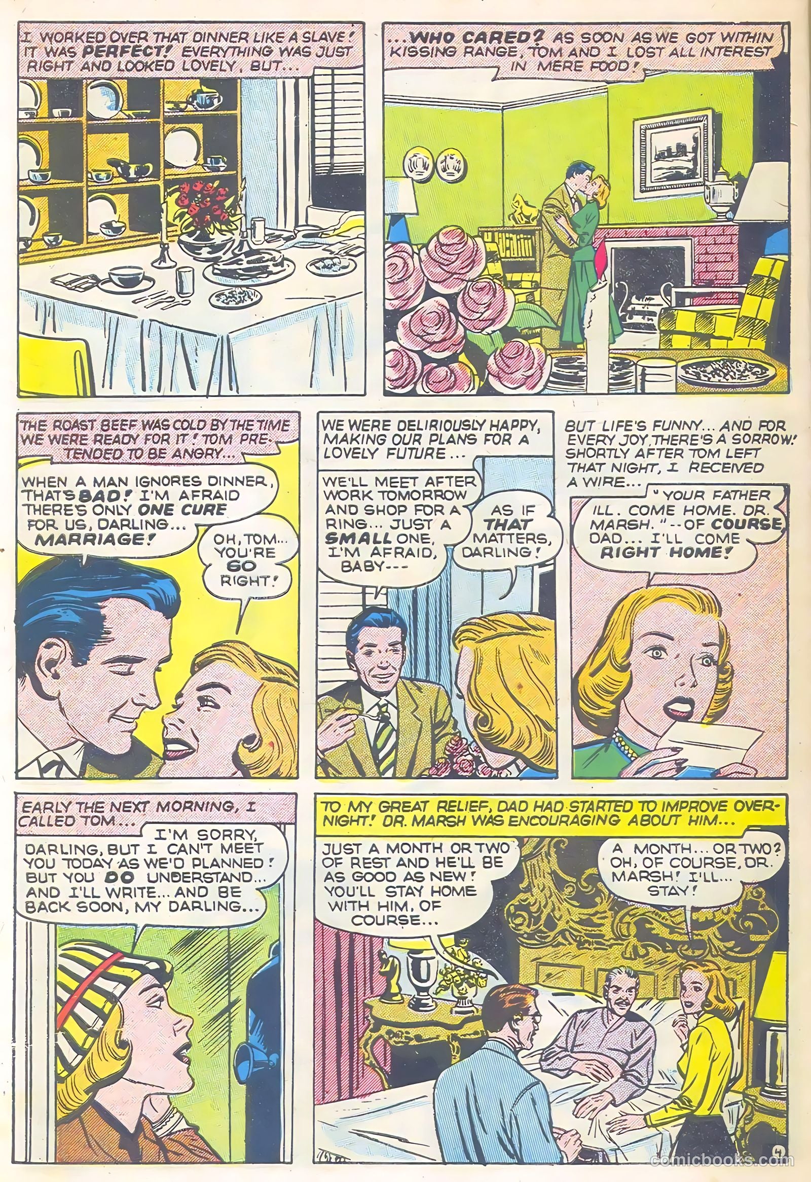 Romantic Adventures #1 (1949) — page 30 of 36
