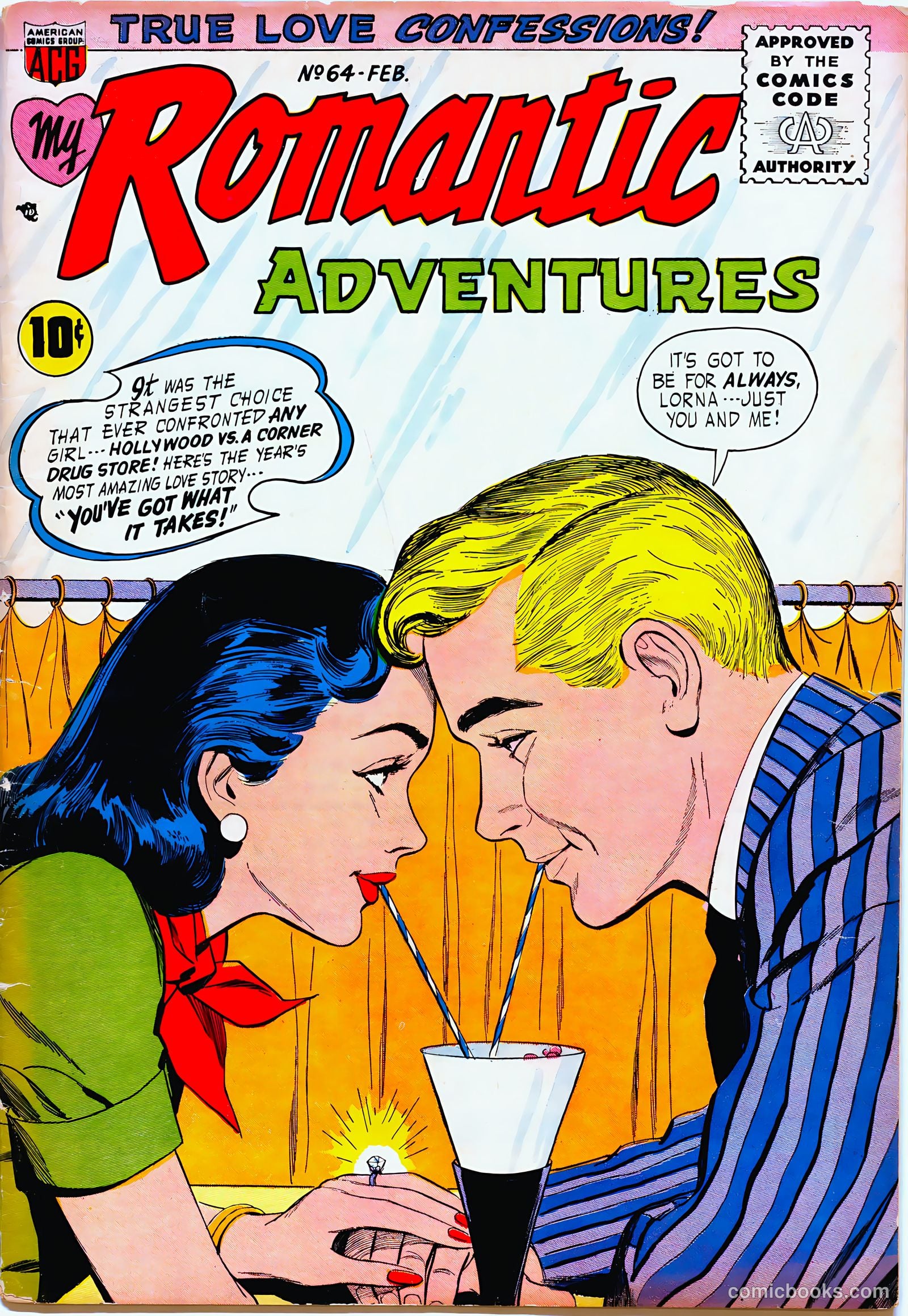 Romantic Adventures #64 (1956) — page 1 of 36