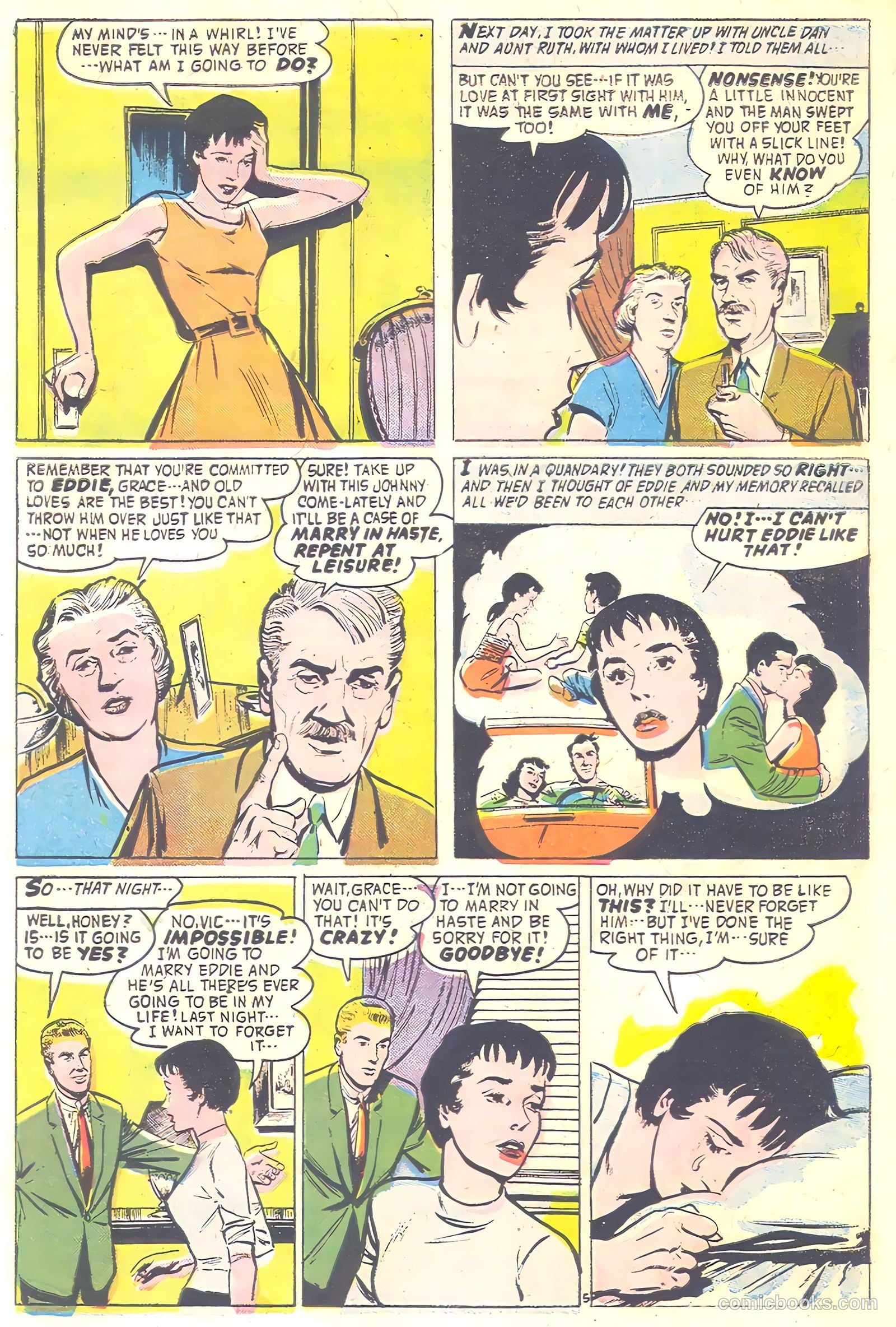 Romantic Adventures #8 (1950) — page 8 of 36
