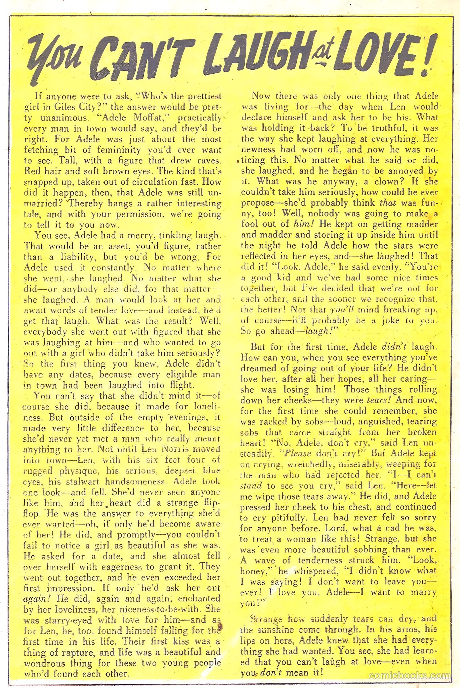 Romantic Adventures #8 (1950) — page 12 of 36