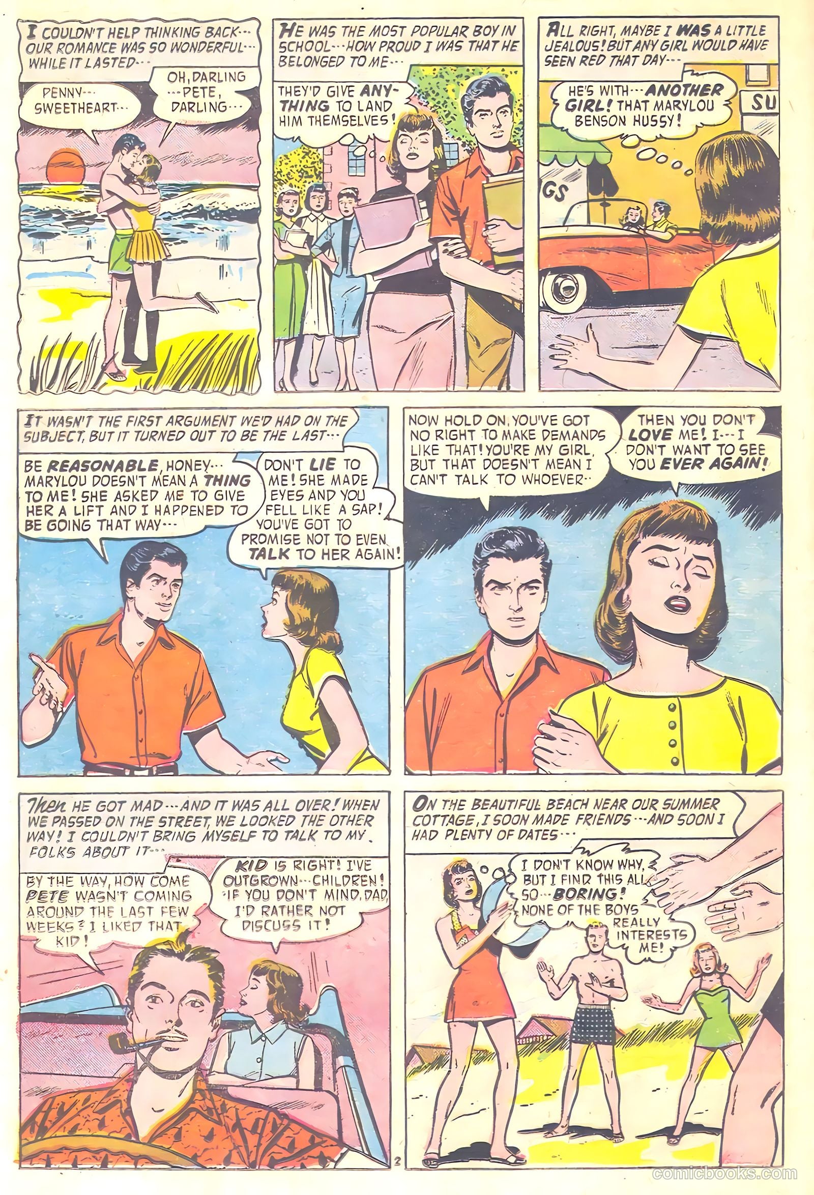 Romantic Adventures #8 (1950) — page 14 of 36