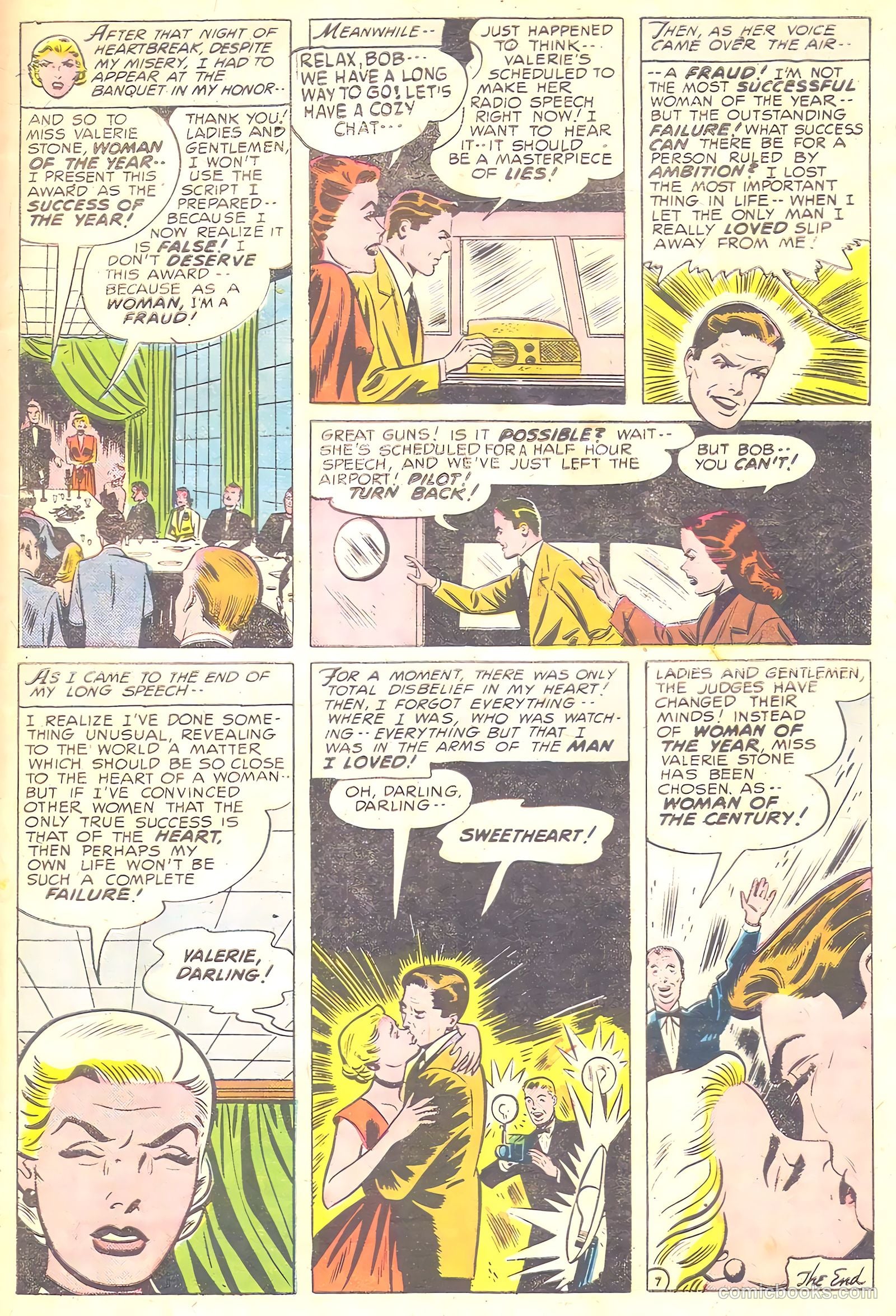 Romantic Adventures #8 (1950) — page 33 of 36