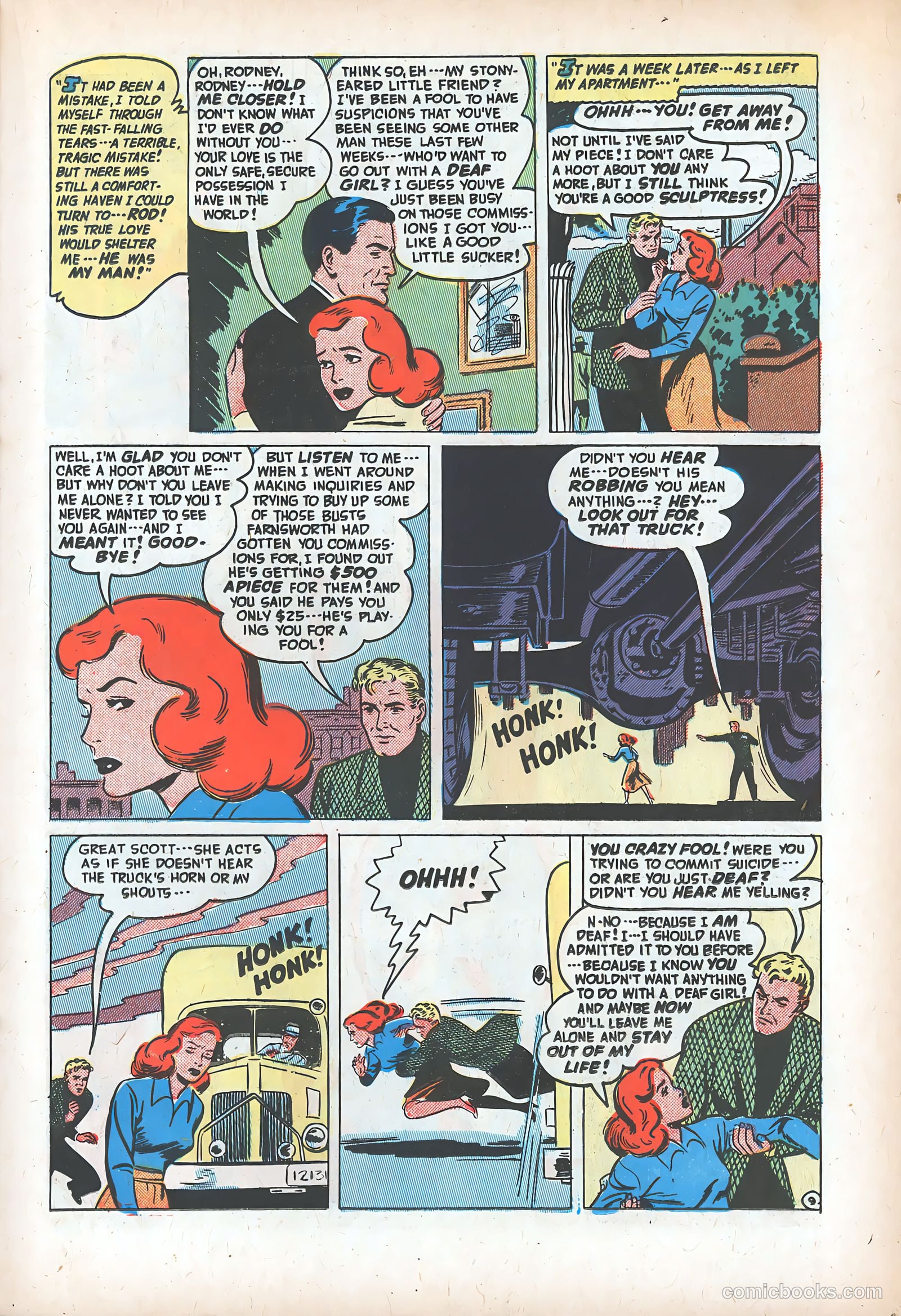 Romantic Adventures #9 (1950) — page 29 of 53