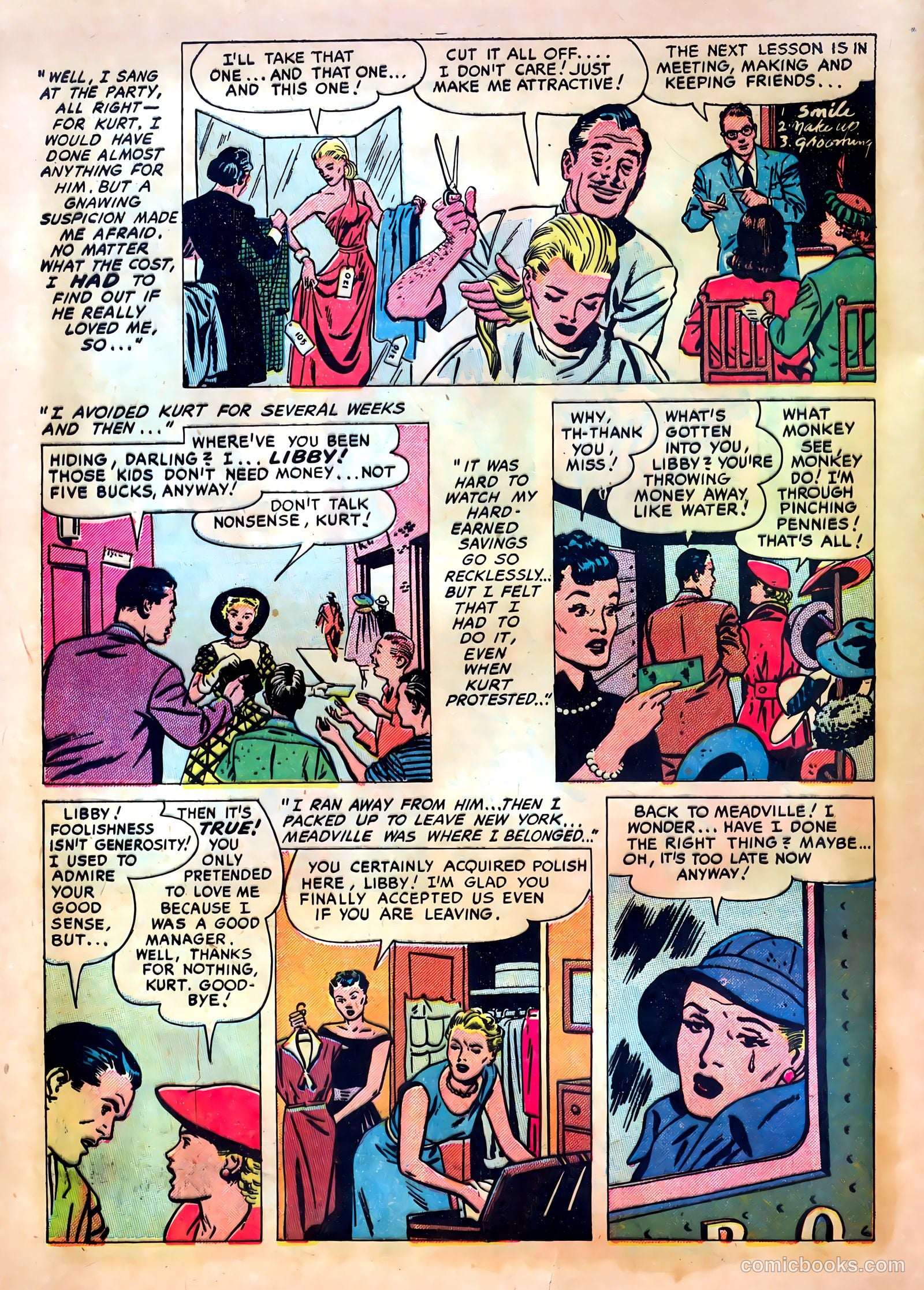 Romantic Confessions #1 (1953) — page 8 of 36