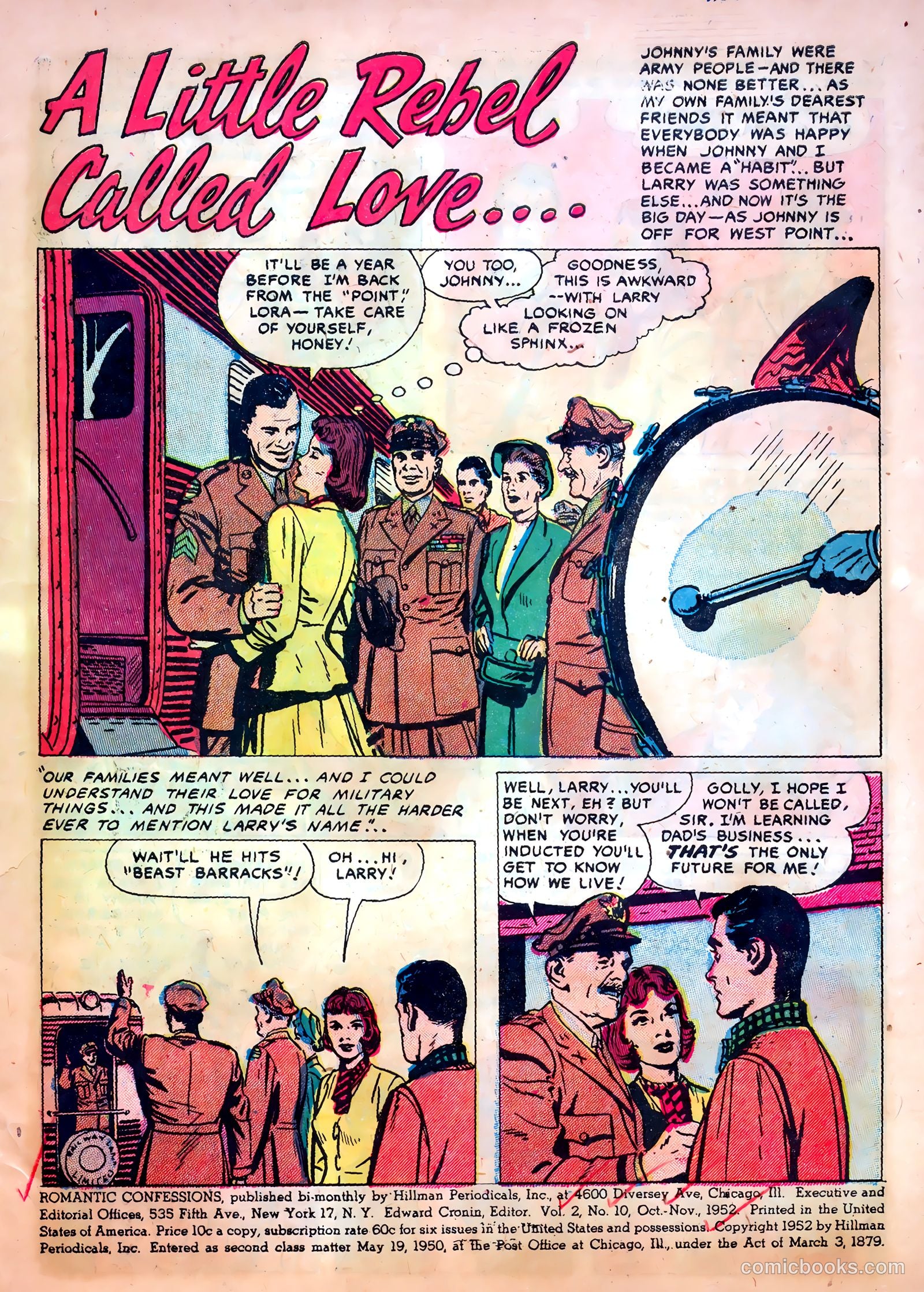 Romantic Confessions #10 (1950) — page 3 of 36