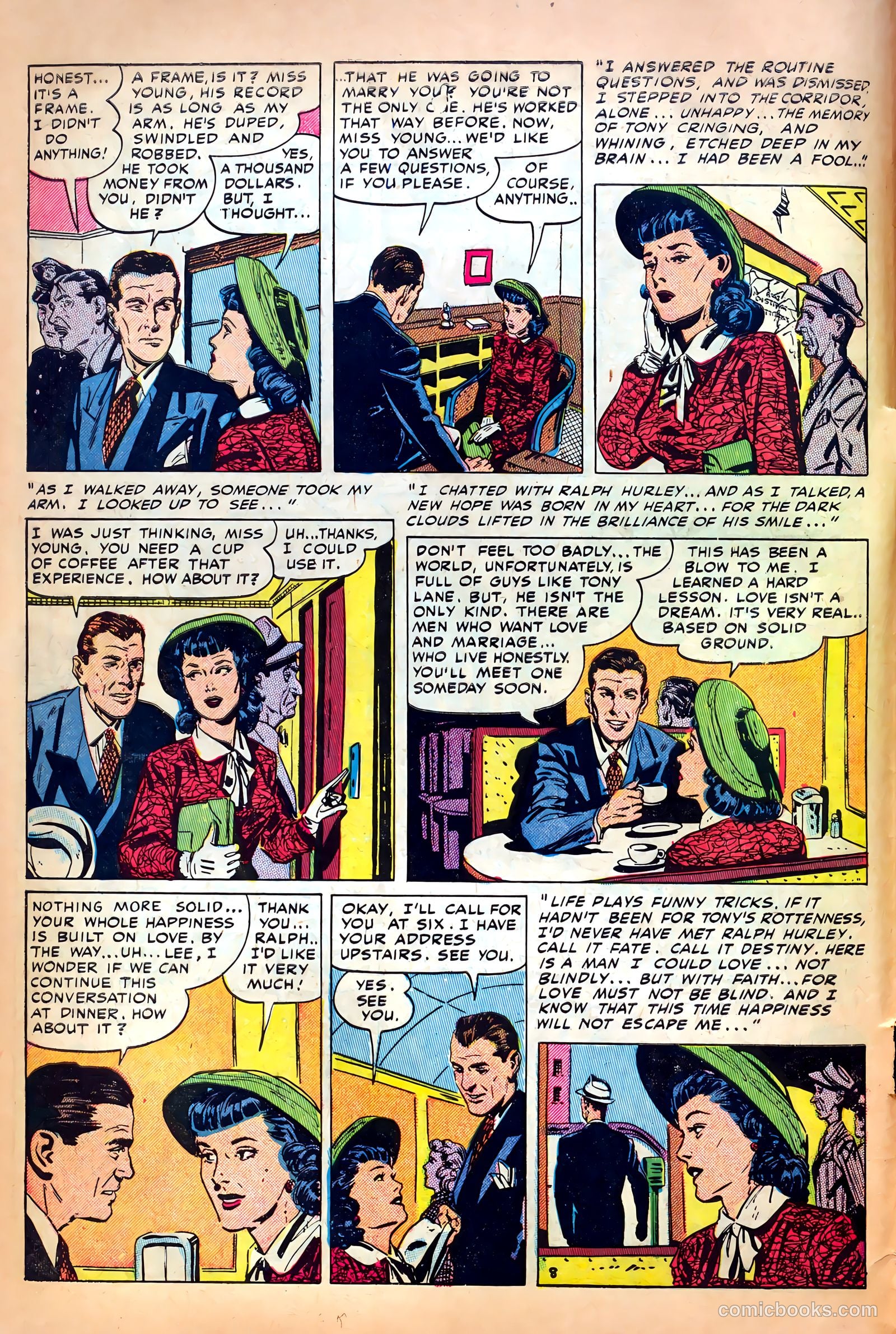 Romantic Confessions #2 (1951) — page 10 of 52