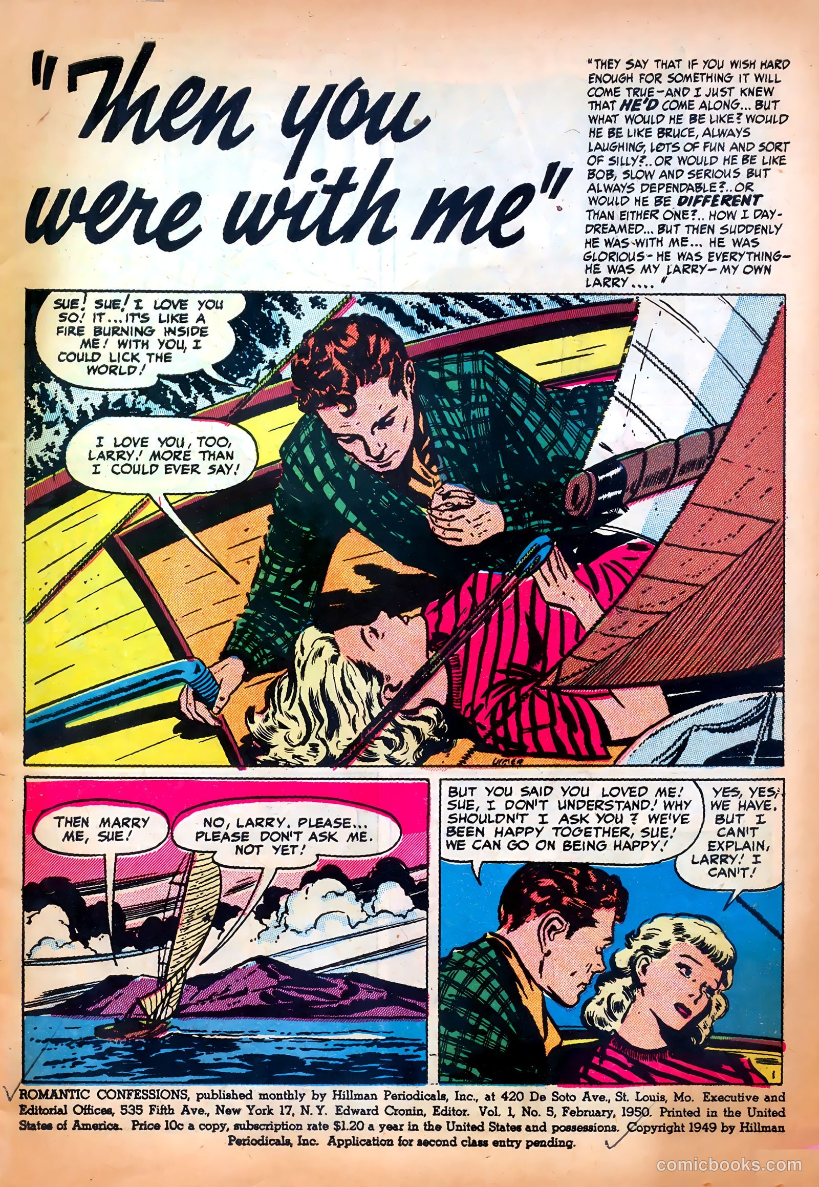 Romantic Confessions #5 (1950) — page 3 of 52