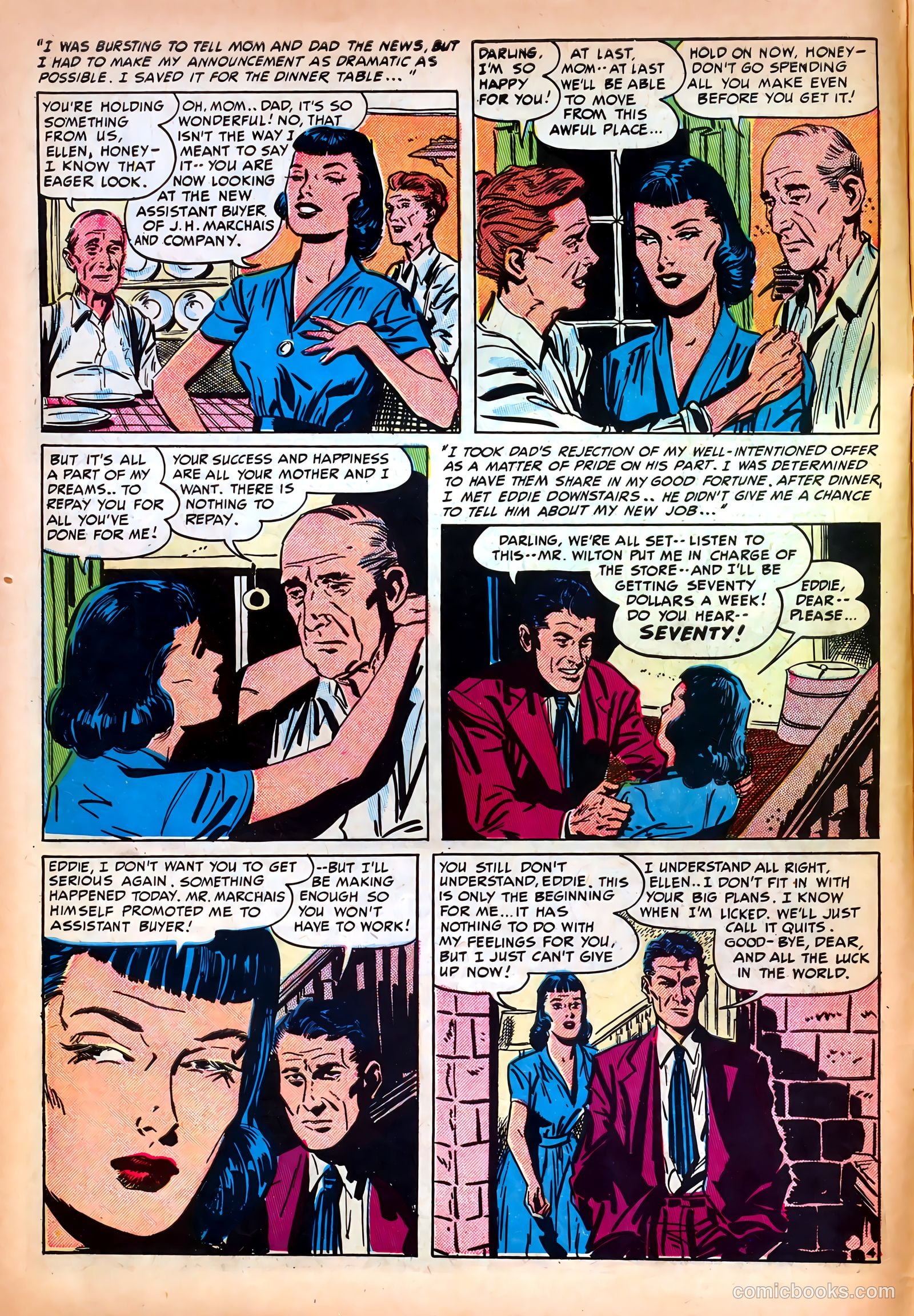 Romantic Confessions #6 (1950) — page 6 of 52