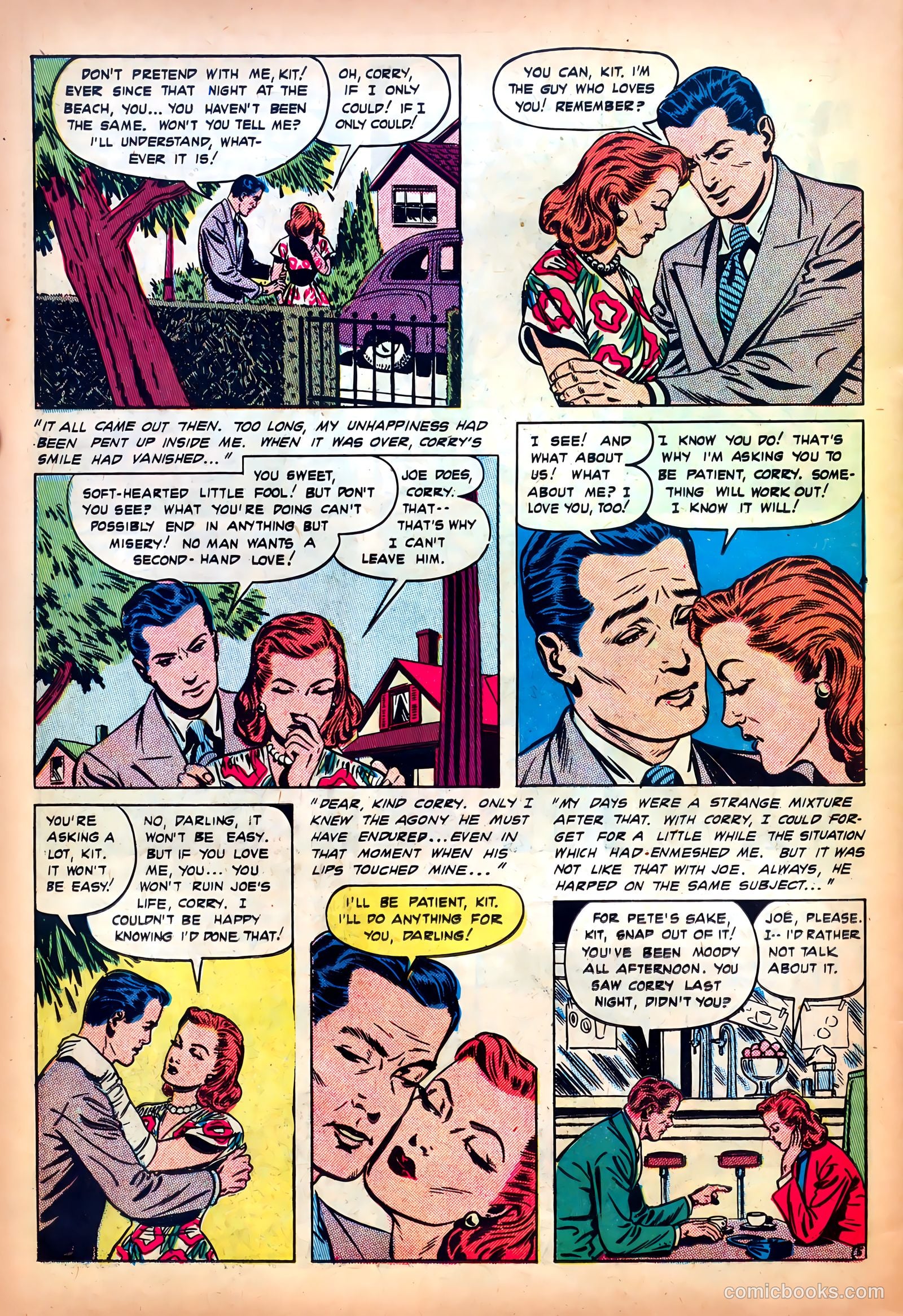 Romantic Confessions #6 (1950) — page 38 of 52