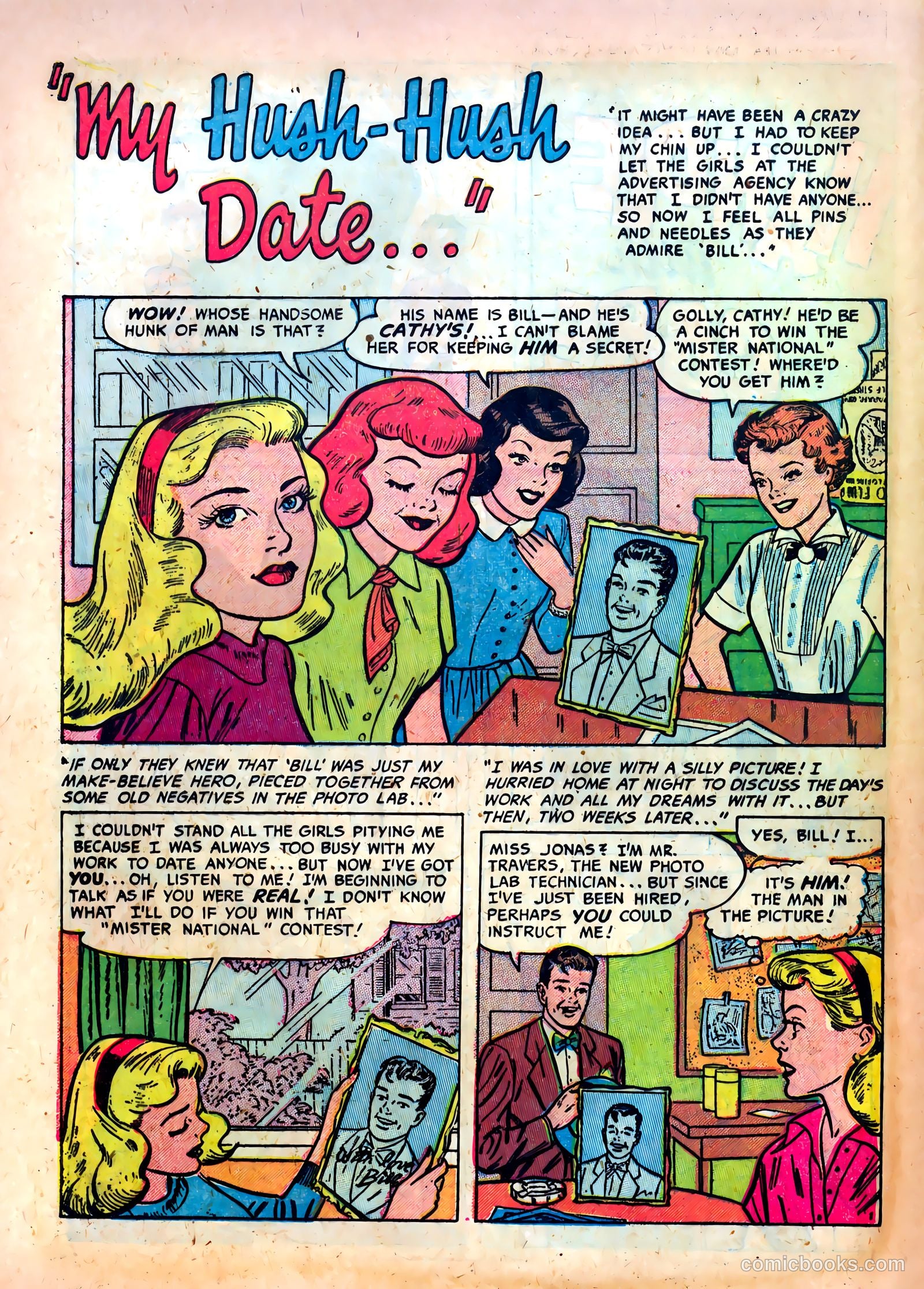 Romantic Confessions #8 (1950) — page 16 of 36