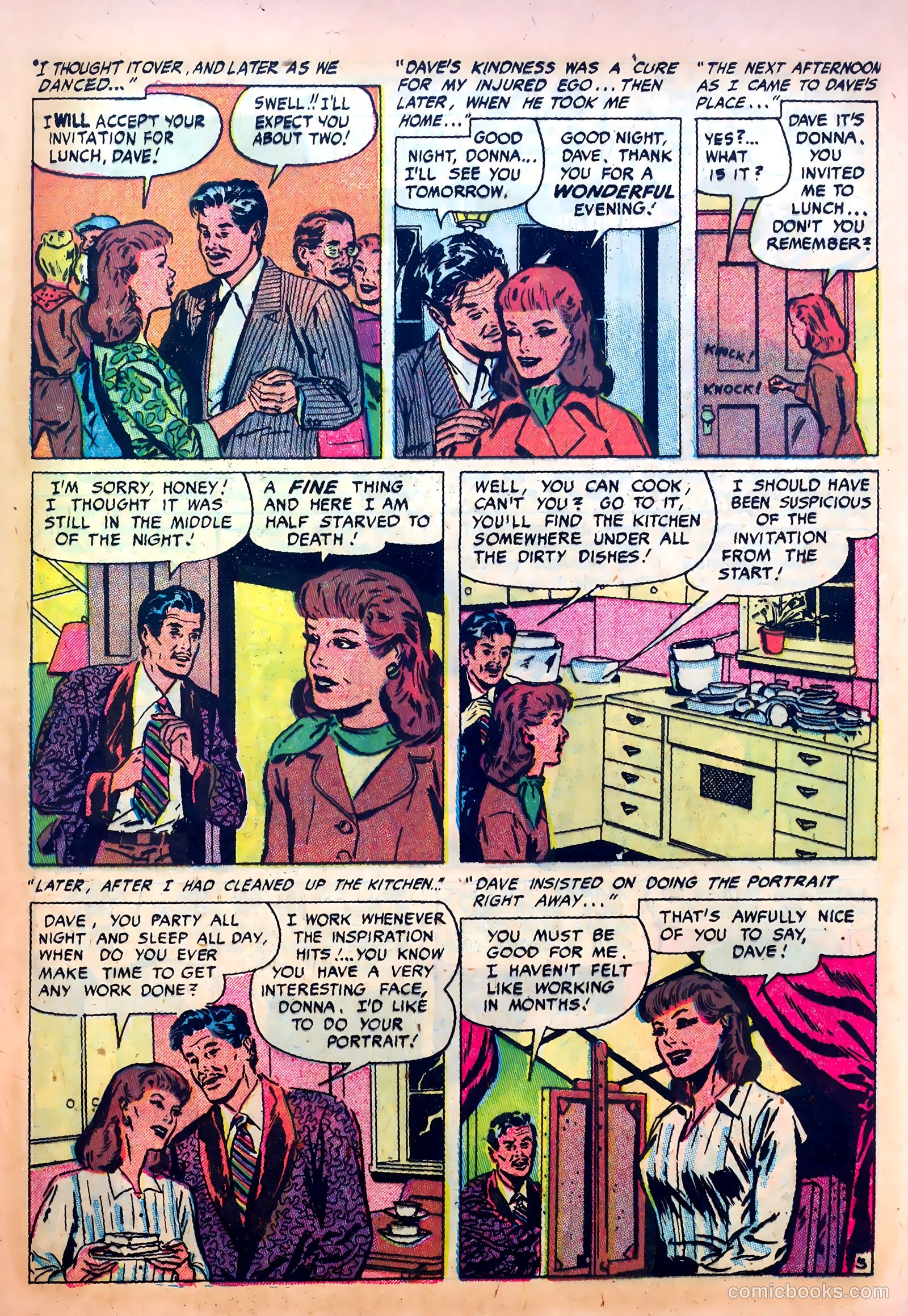 Romantic Confessions #8 (1950) — page 25 of 36